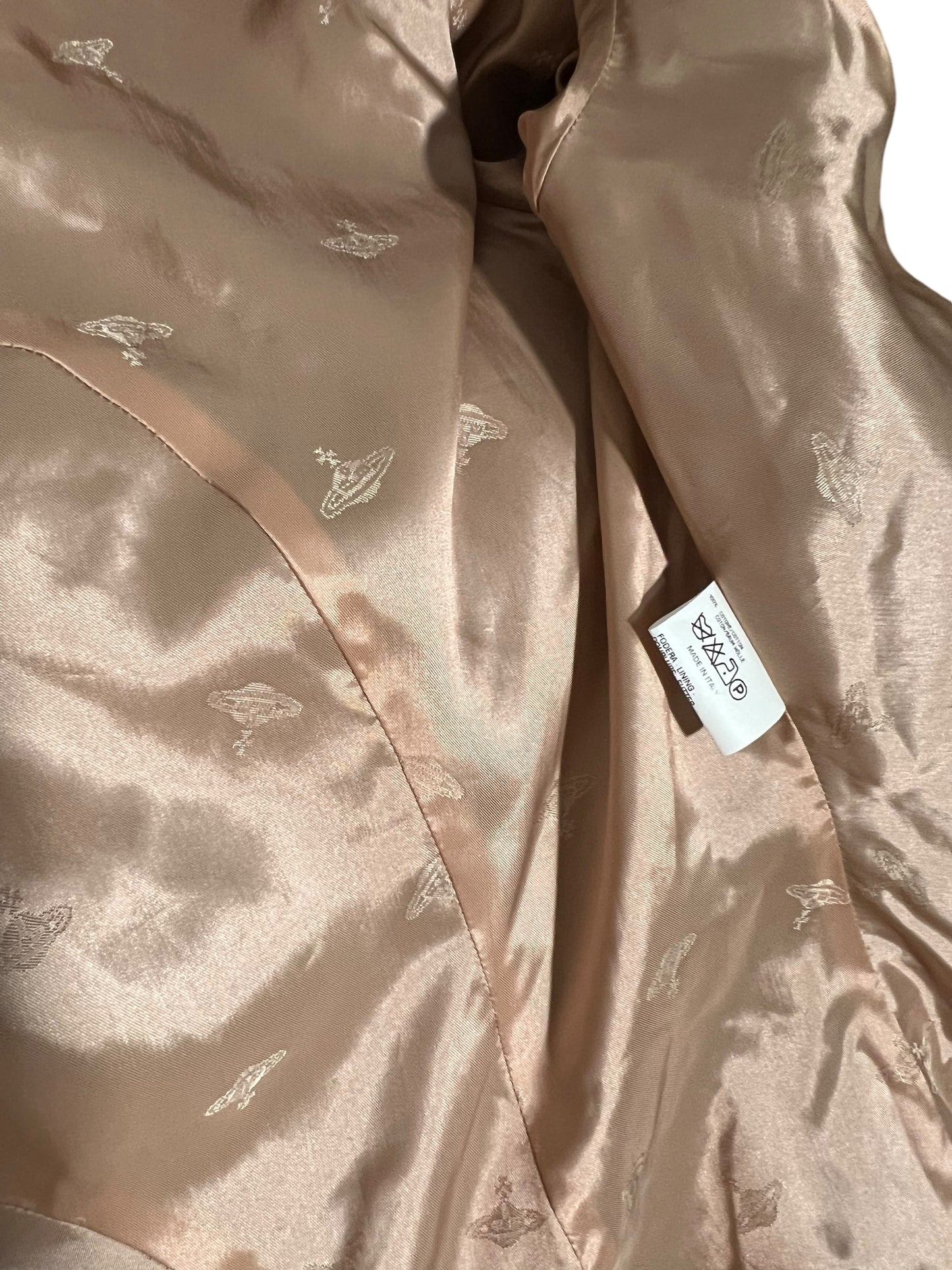 VIVIENNE WESTWOOD F/W 2000 Burgundy Velvet Coat