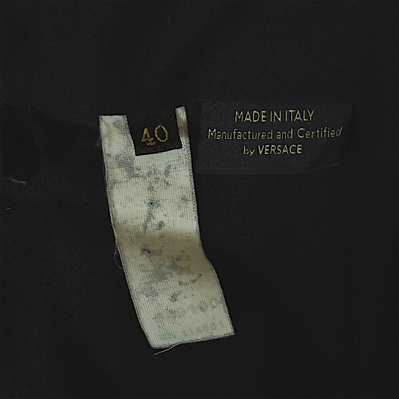 Versace by Donatella F/W 2006 Black Ruffle Midi Dress