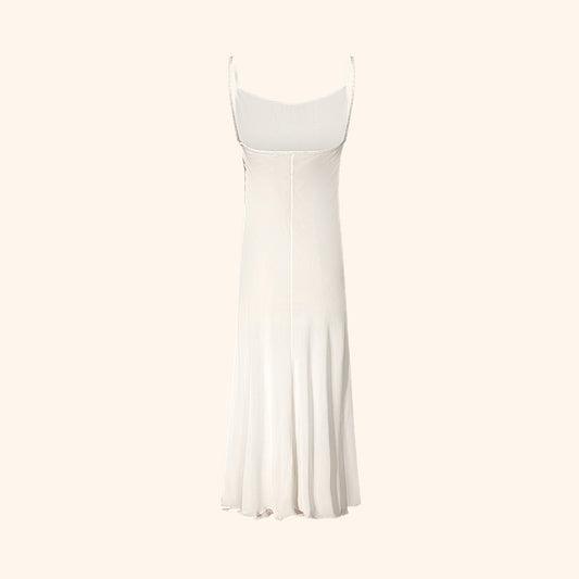 Alberta Ferretti 1990s Ivory Silk Slip Dress