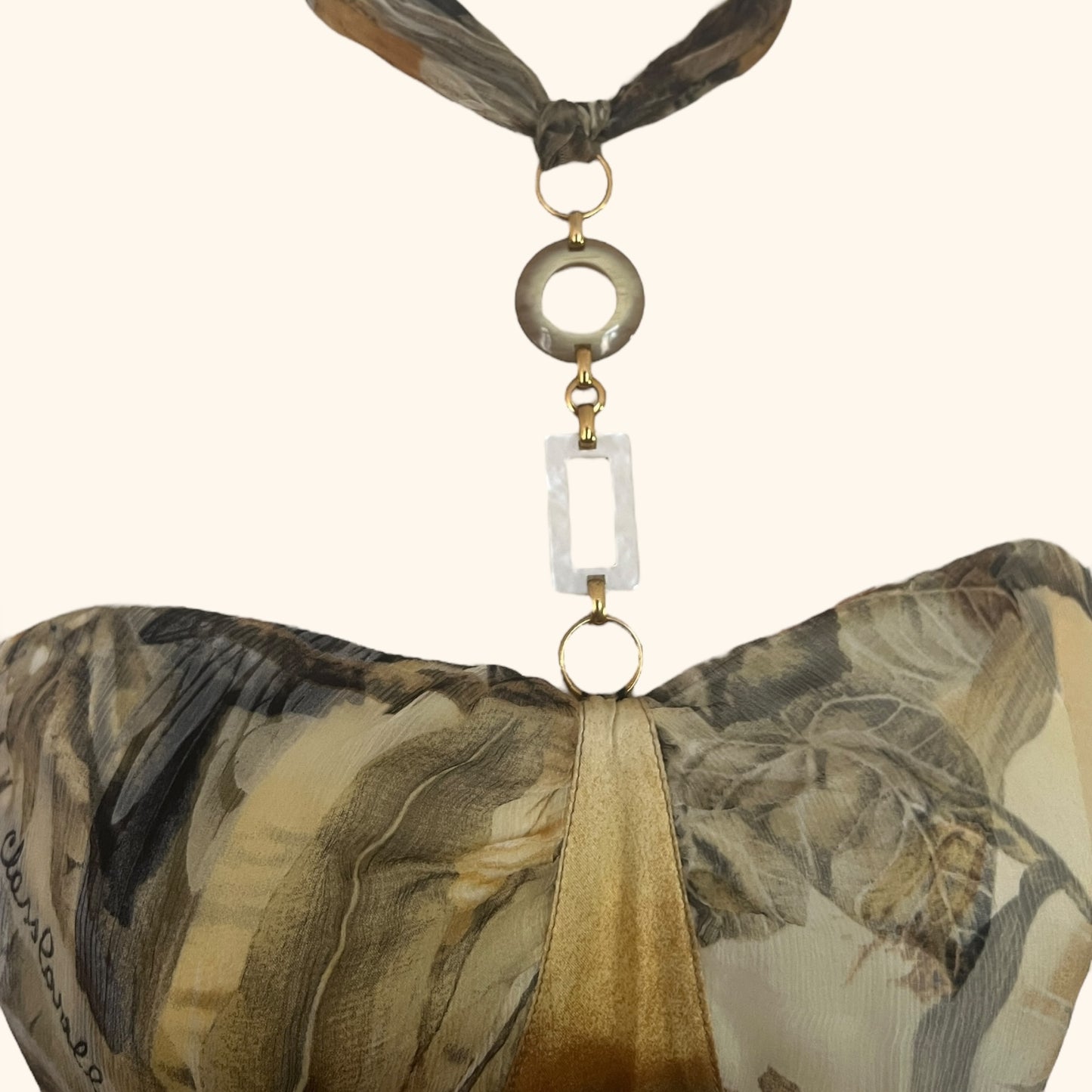 Roberto Cavalli Class S/S 2008 Jungle Print Silk Gown
