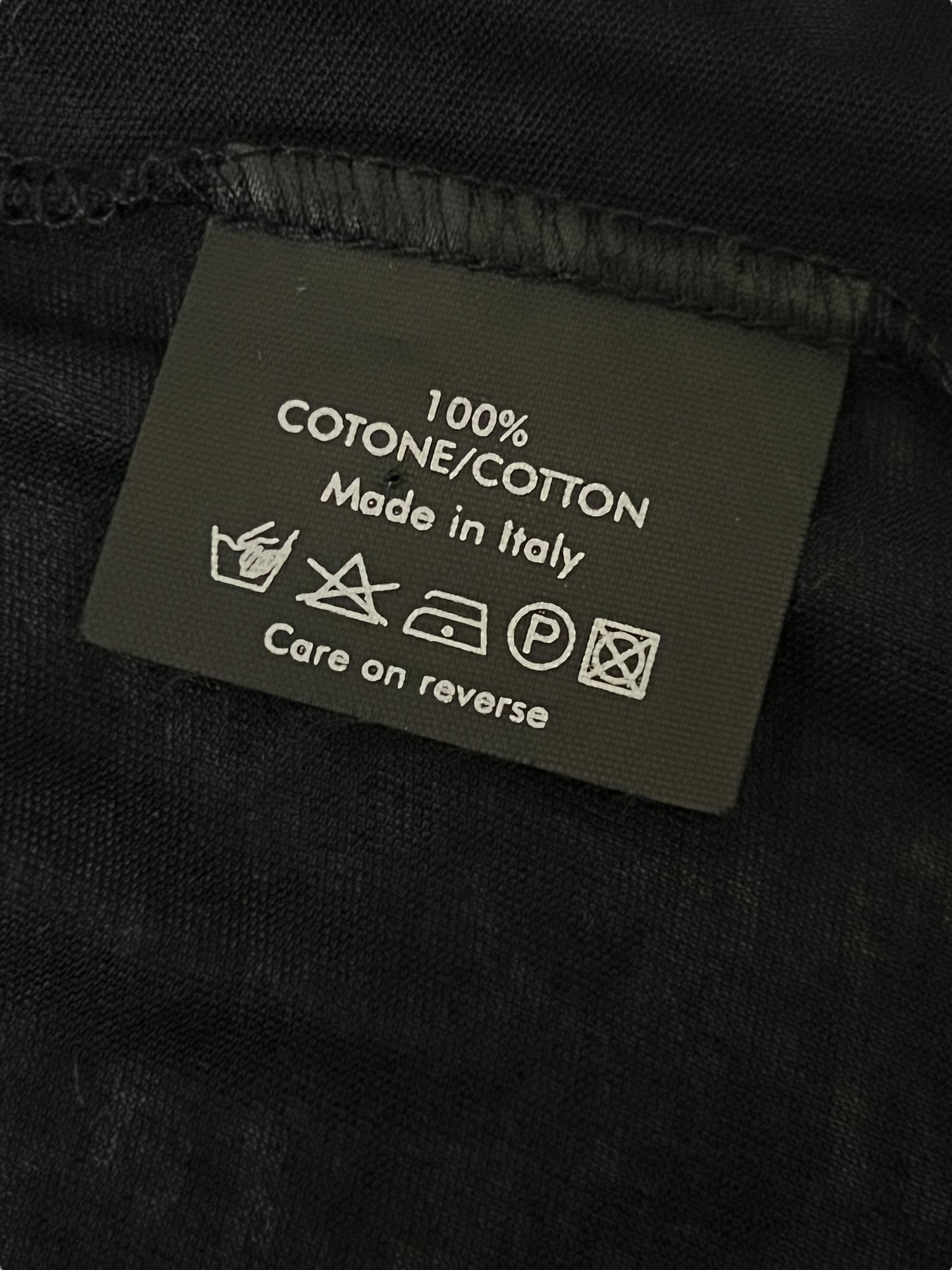 GUCCI F/W 2002 Black Sheer Lace-Up Front Top (L)