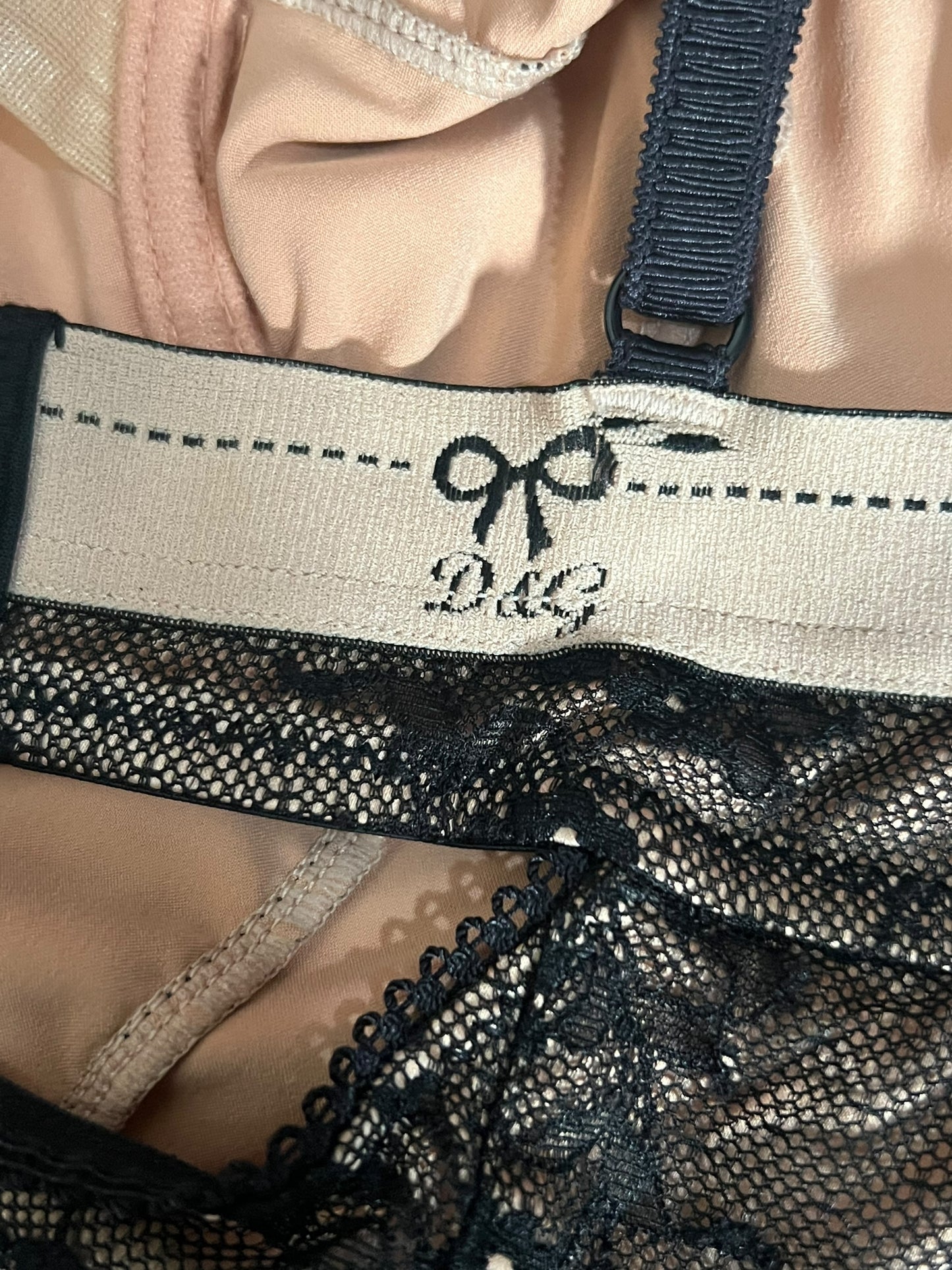 D&G Black Lace Bustier Top (S-M)