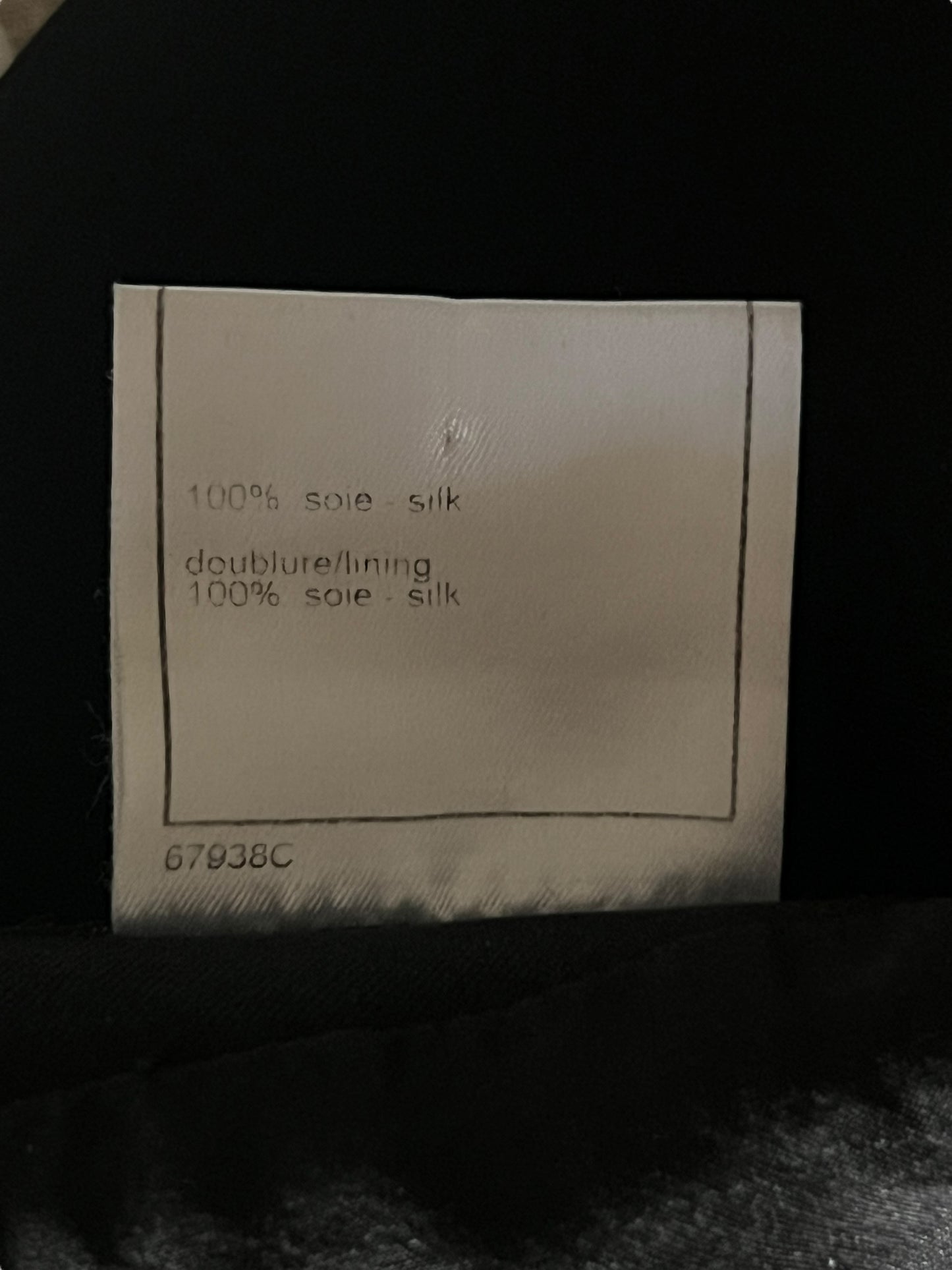 CHANEL F/W 2003 Black Silk and Lace Mini Skirt (S-M)