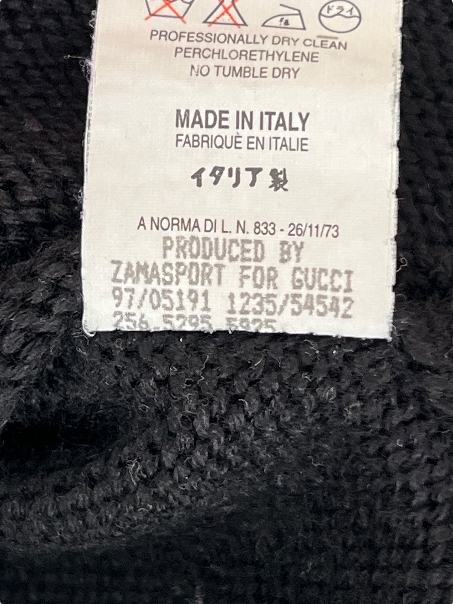 GUCCI by Tom Ford F/W 1997 Black Wool Silk Cashmere Knit Top (M-L)