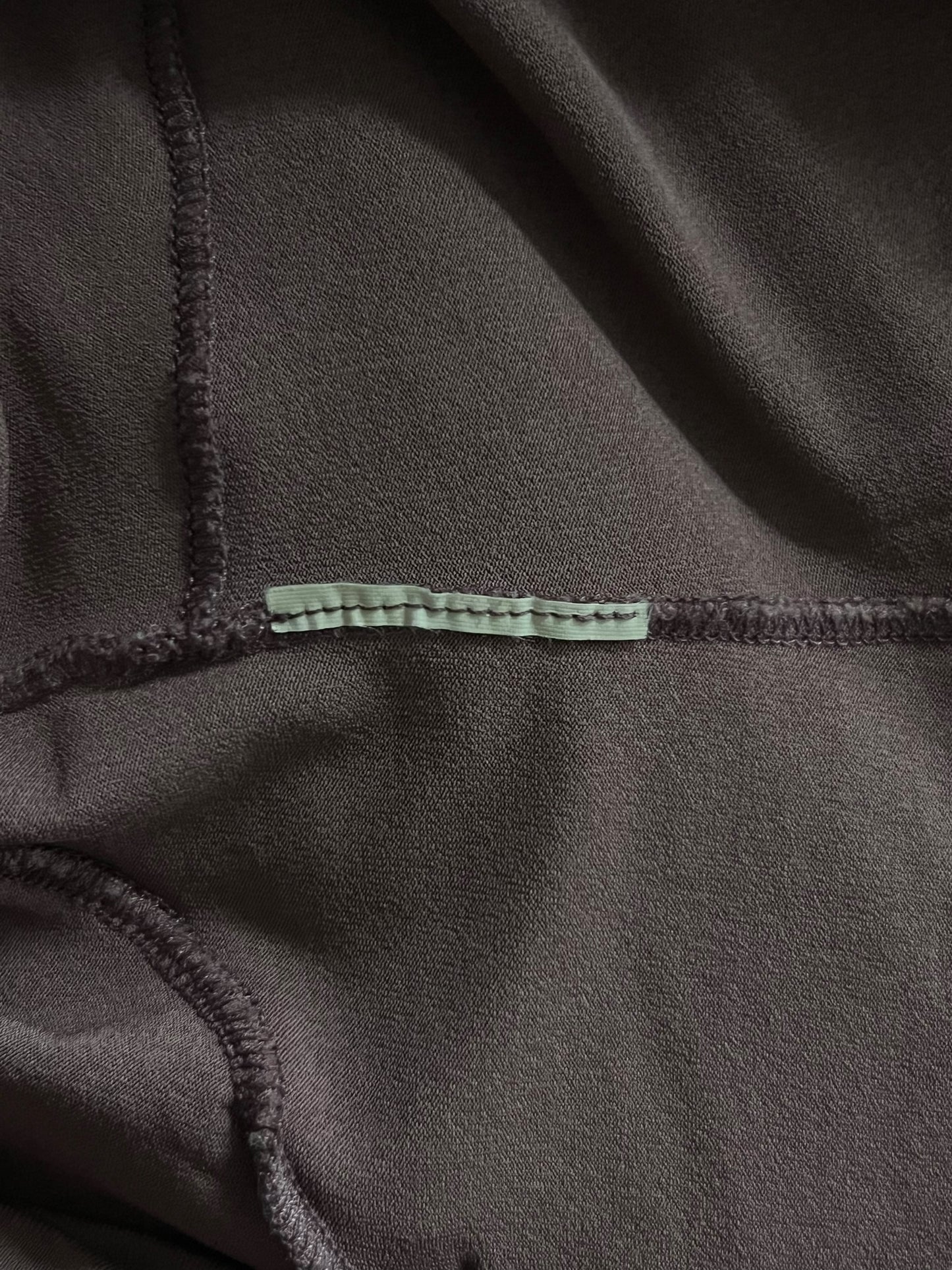 YVES SAINT LAURENT by Tom Ford 2000s Taupe Jersey Ruffle Top (S)