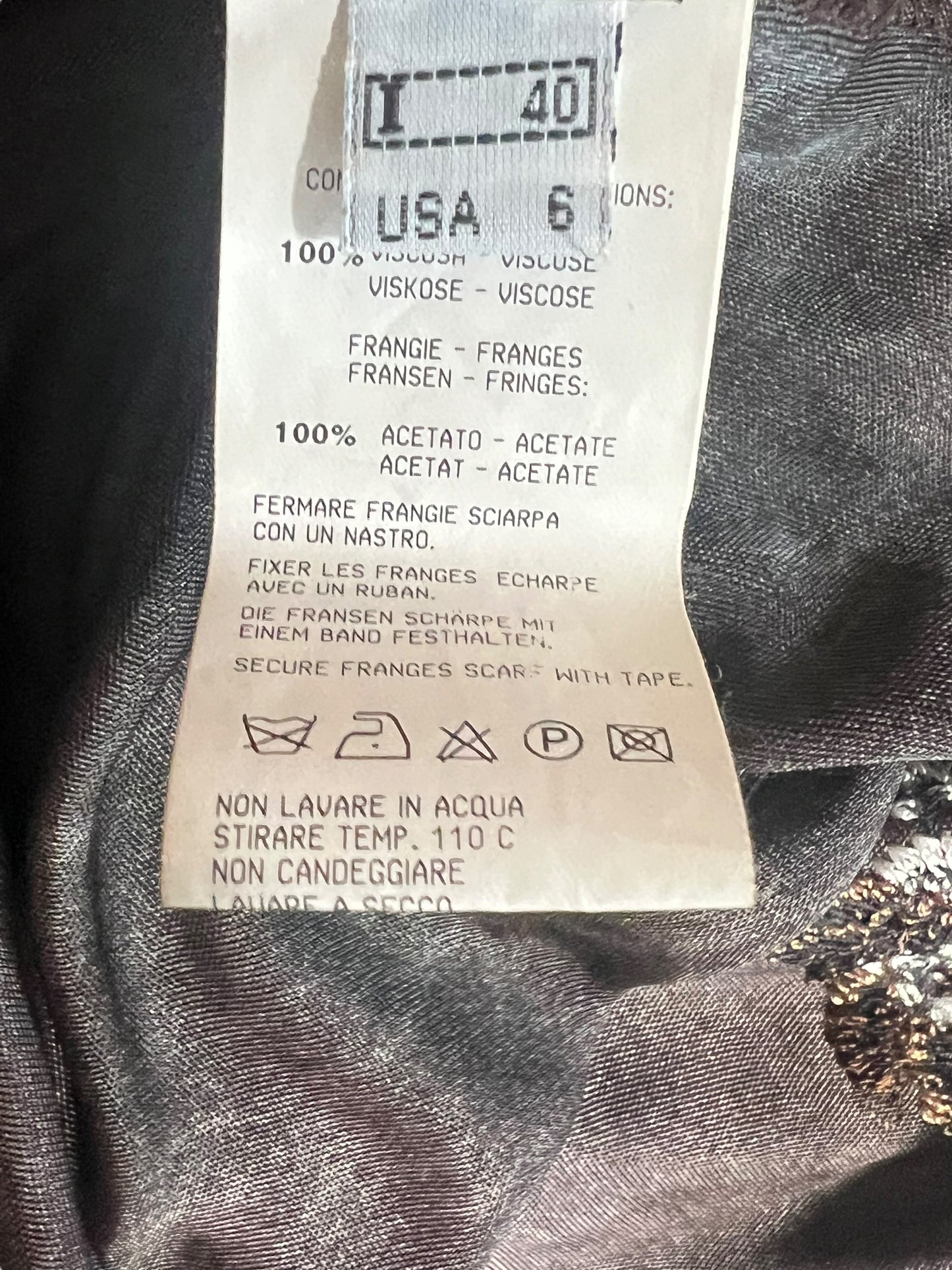 ROBERTO CAVALLI 2000s Embroidered Halter Dress with Scarf (S)