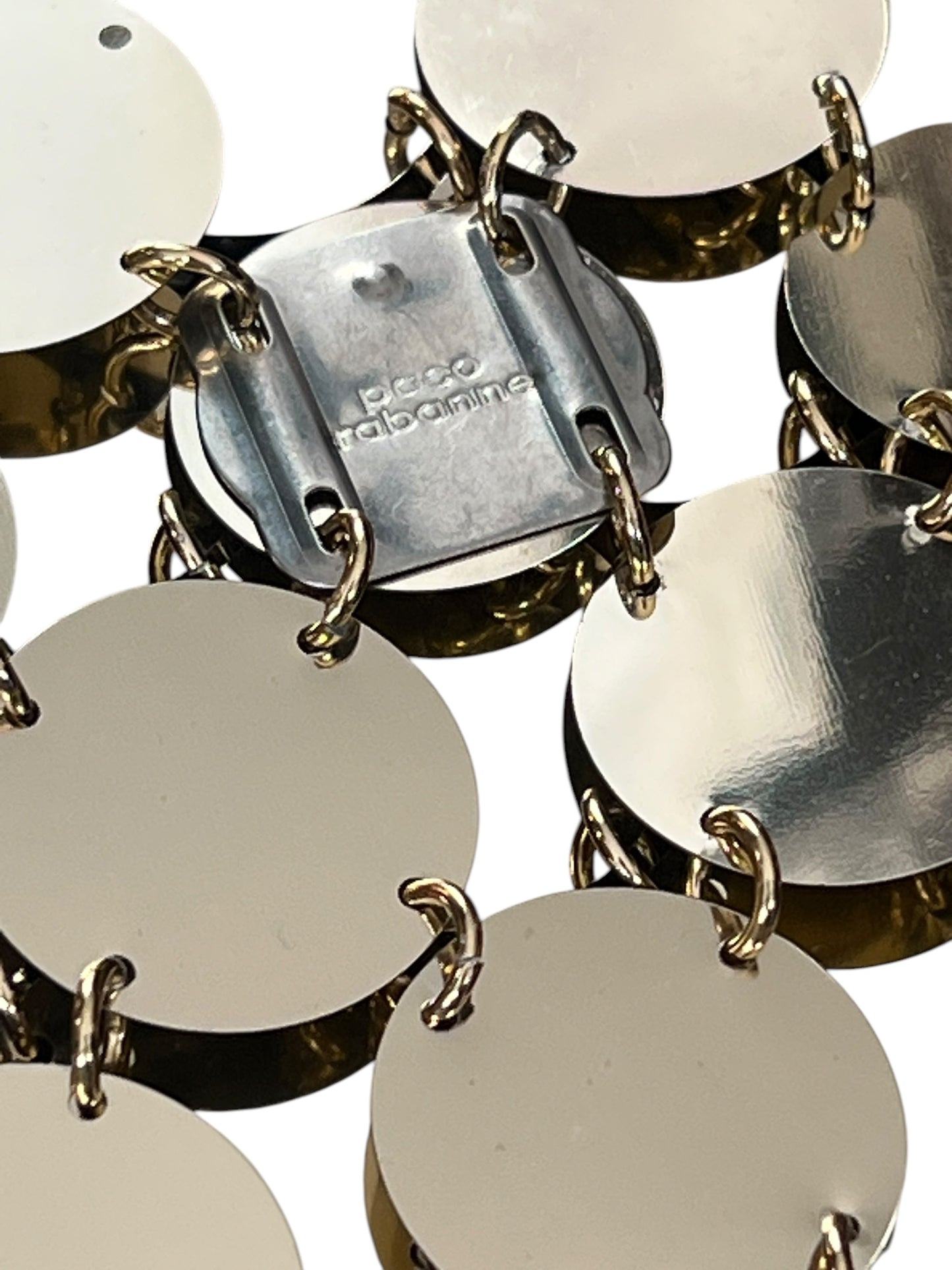 PACO RABANNE 1996 Limited Edition "Do It Yourself" Rhodoid Disc Dress (S-M-L)