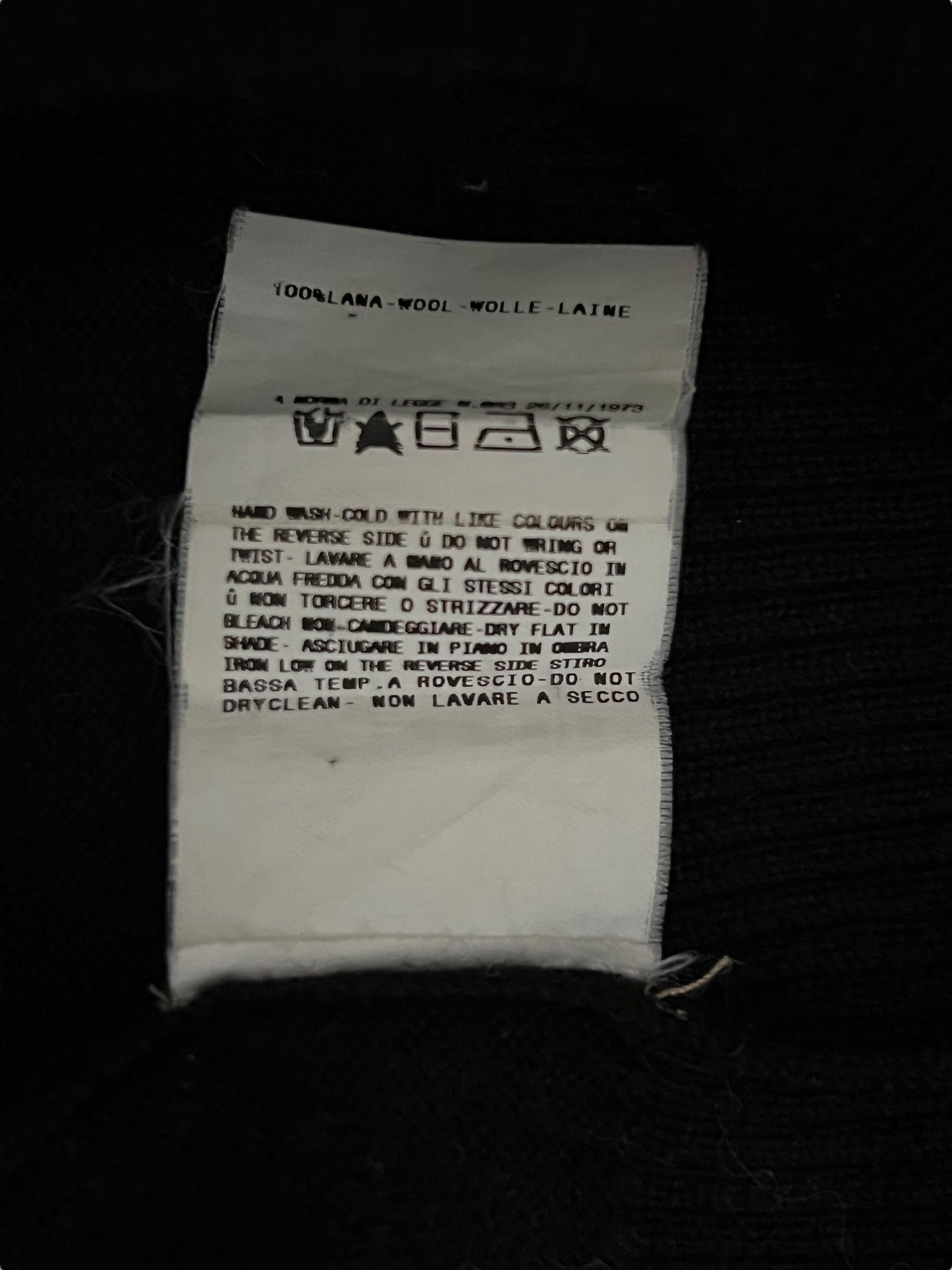 GALLIANO Vintage Wool Newspaper Print Dress (S)