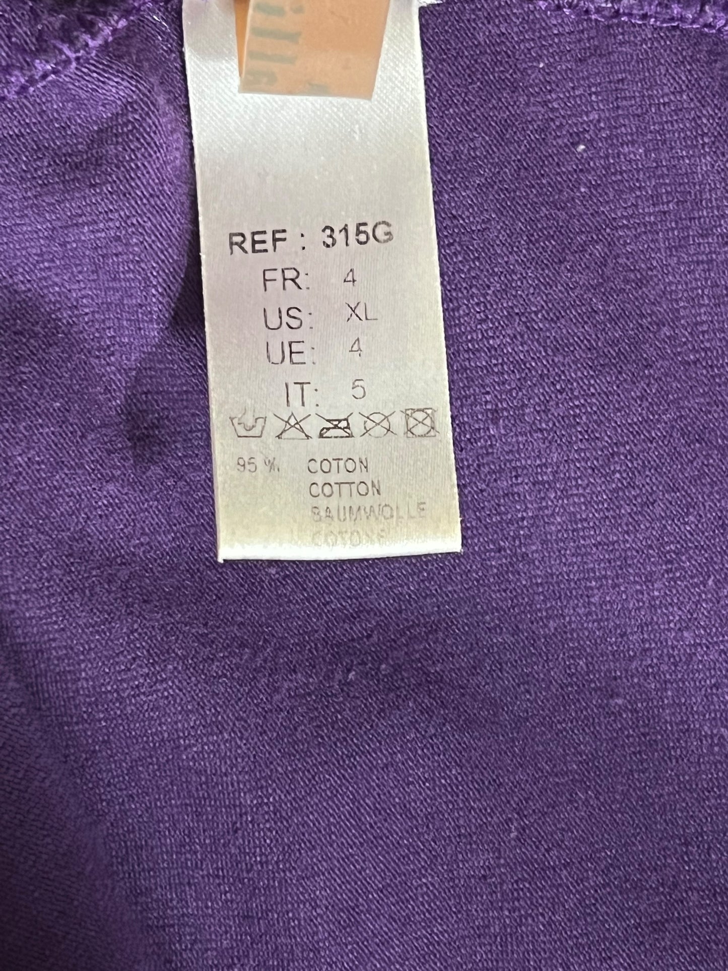 JOHN GALLIANO Purple Newspaper Slip Dress (XL)