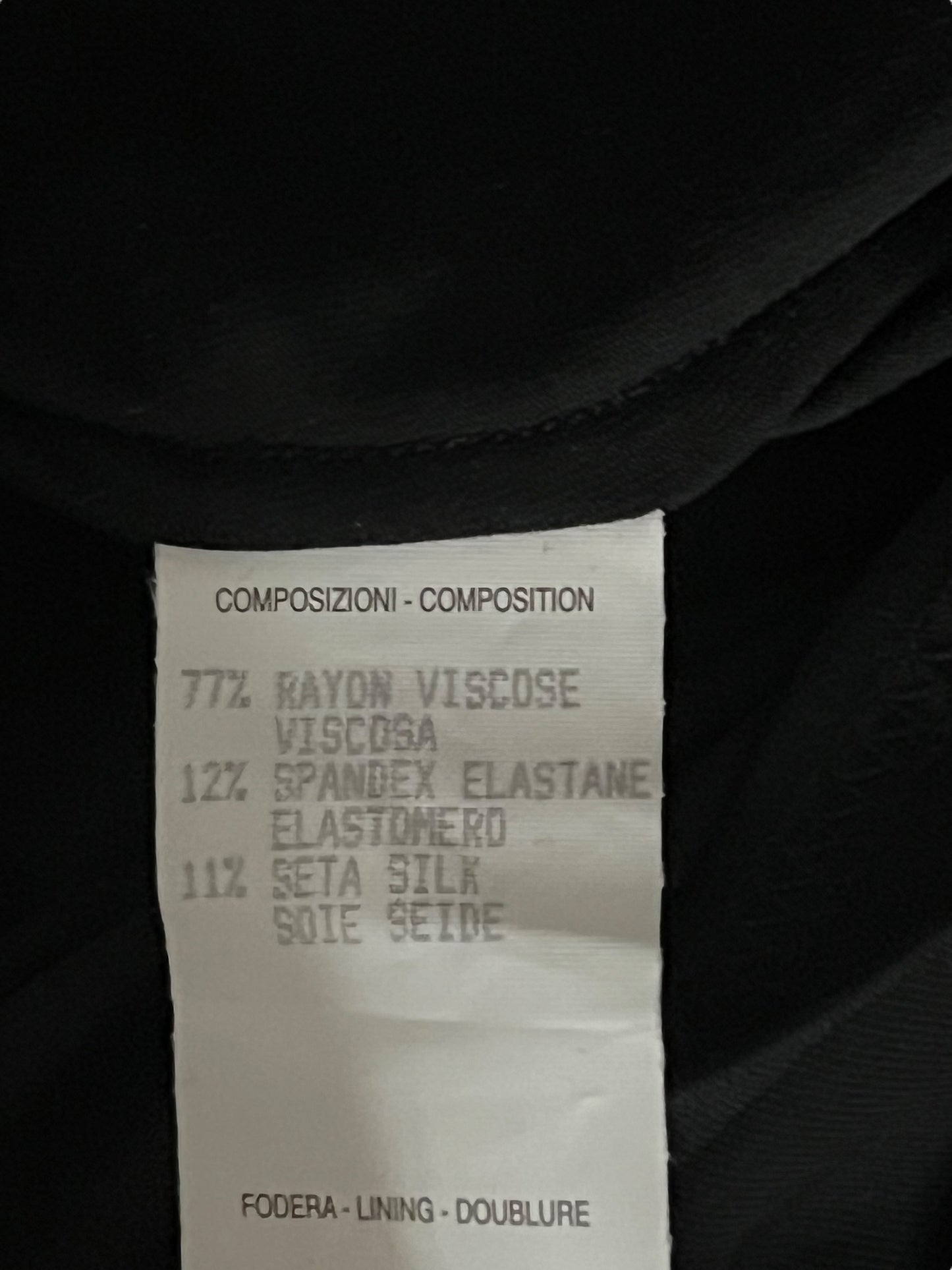 GUCCI F/W 1998 Black Belted Long Sleeve Top by Tom Ford (M-L)