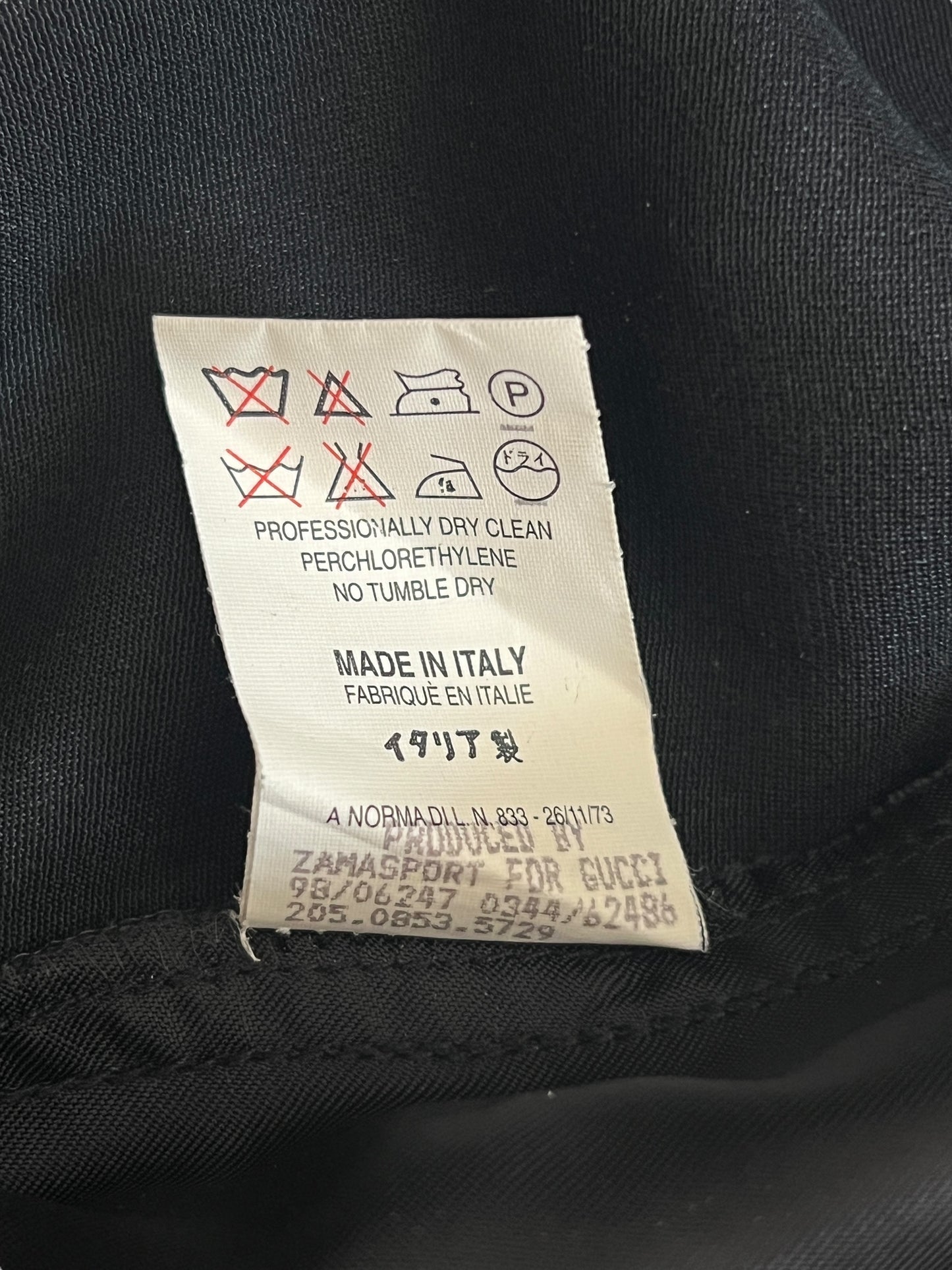 GUCCI by Tom Ford F/W 1998 Black Silk Sheer Panel Skirt (M-L)