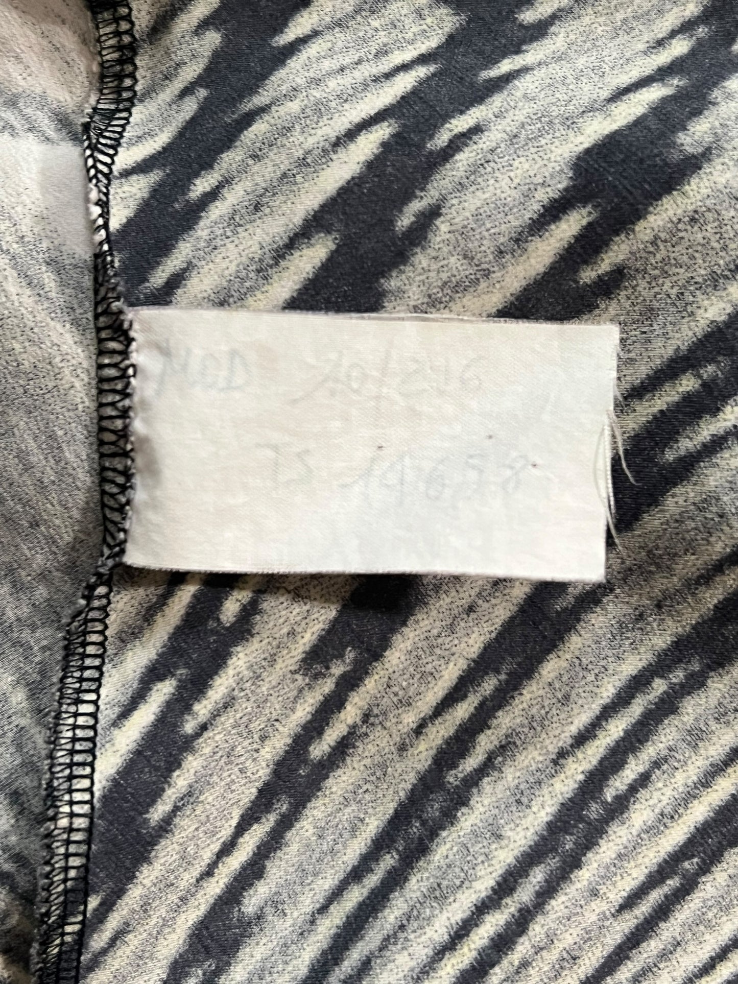 ROBERTO CAVALLI S/S 2001 Halterneck Dress with Graphic Face Print (S)