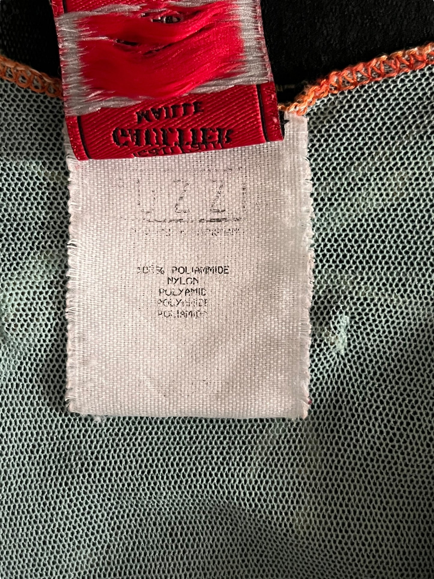 JEAN PAUL GAULTIER S/S 2000 Ethnic Print Mesh Dress (S)