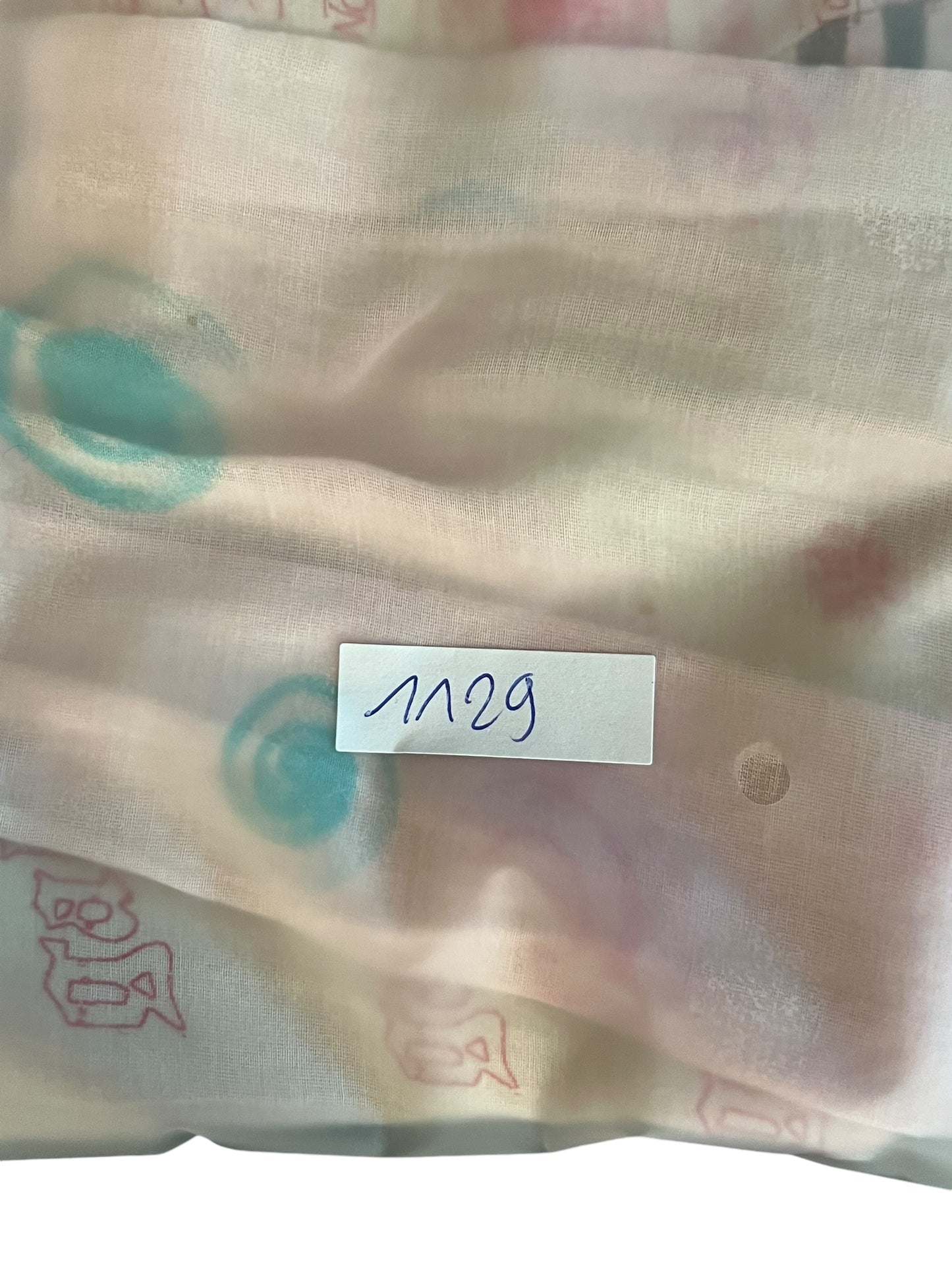 GALLIANO 2000s Pink Puffy Gazette Newspaper Silk Dress (M)