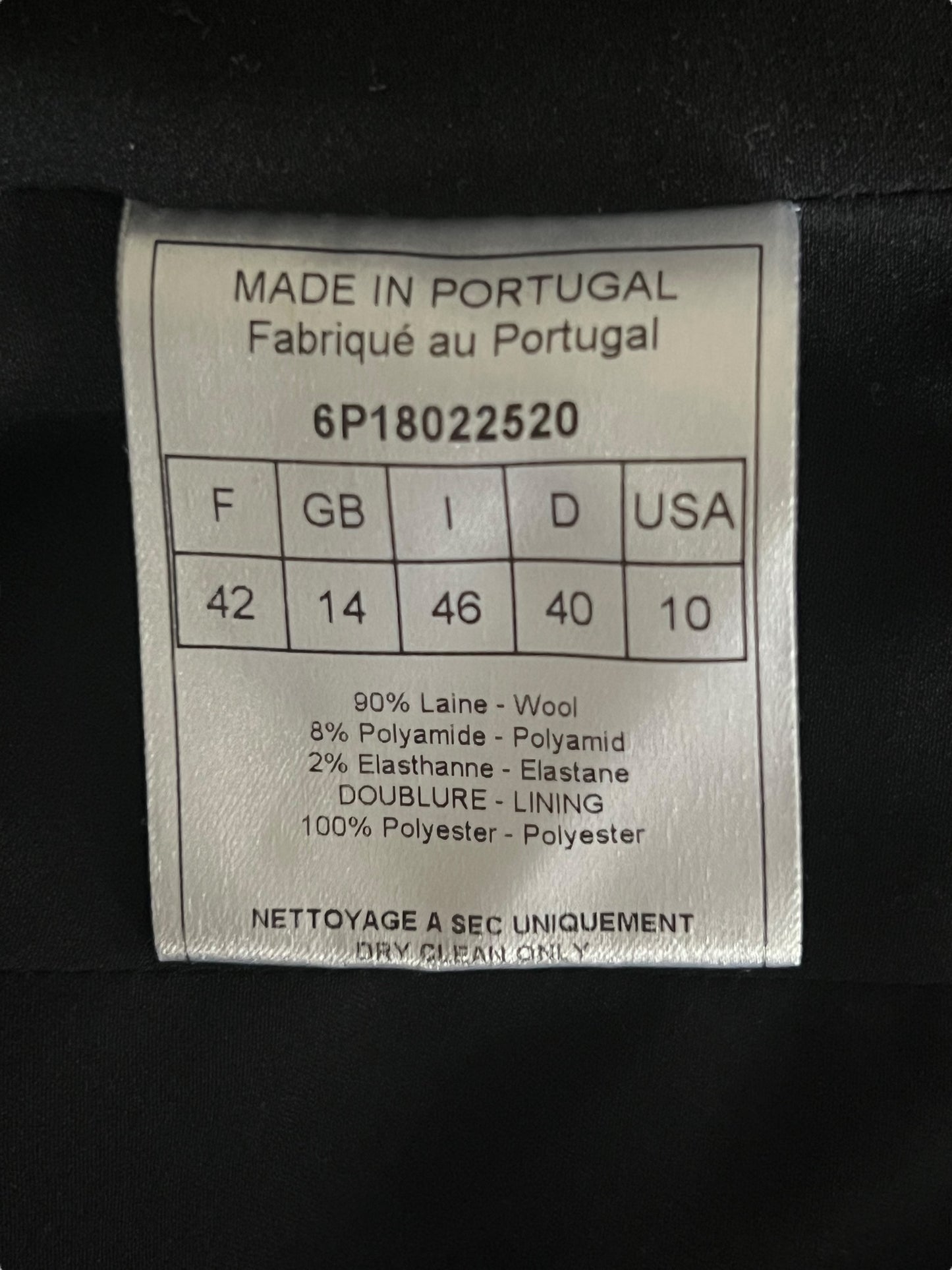 CHRISTIAN DIOR S/S 2006 Black Wool Blazer by John Galliano (L-XL)