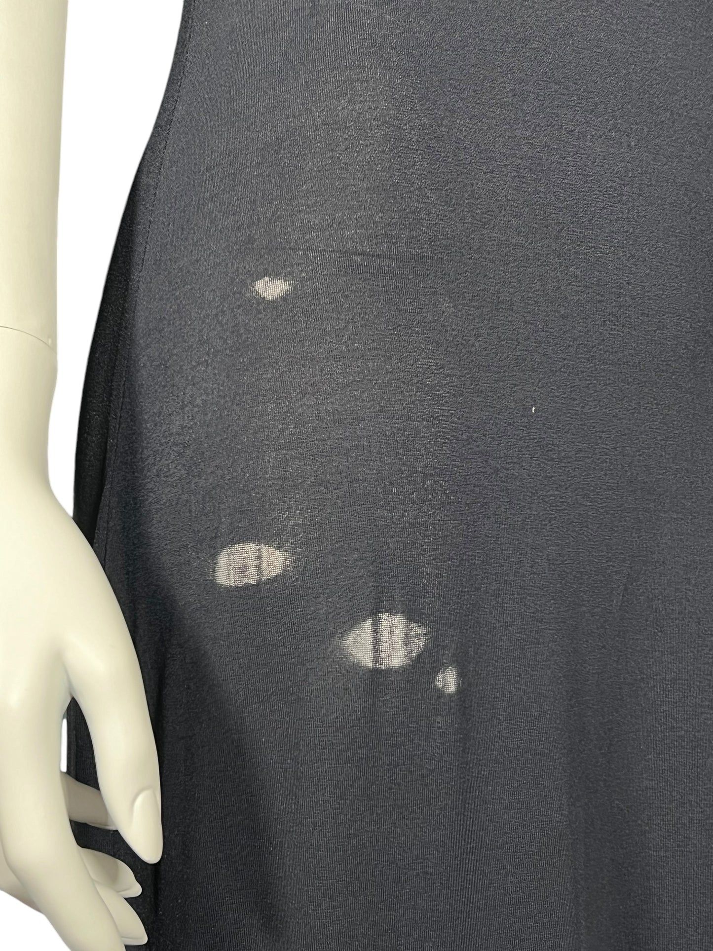 LA PERLA Navy Blue Sheer Maxi Dress (S-M)