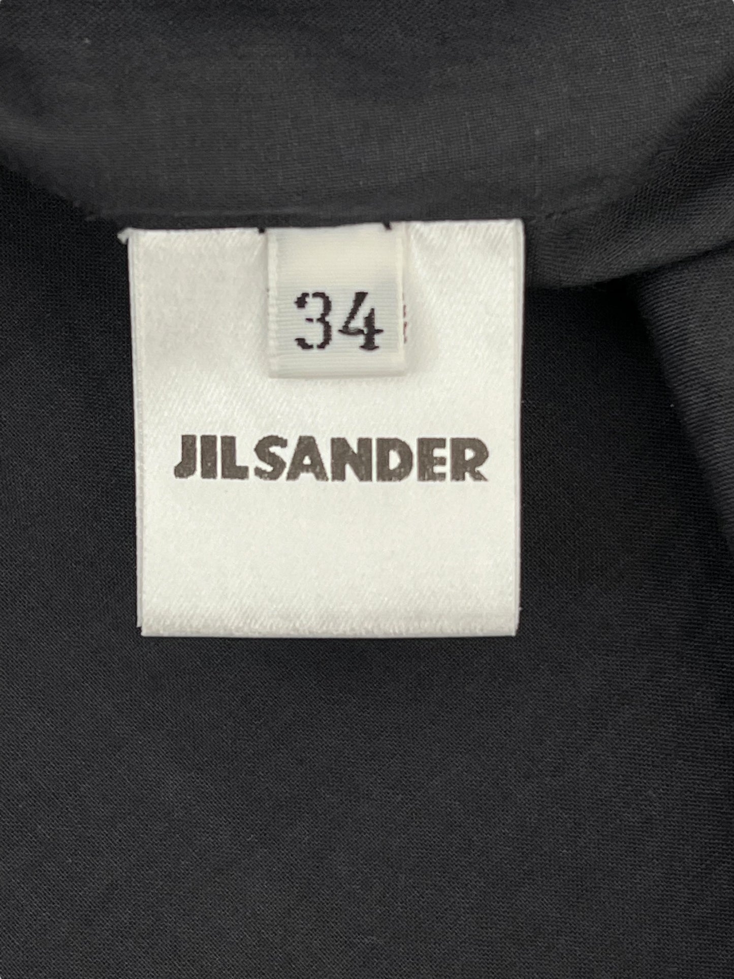 JIL SANDER 2000s Black Belted High Waist Skirt (XS-S)