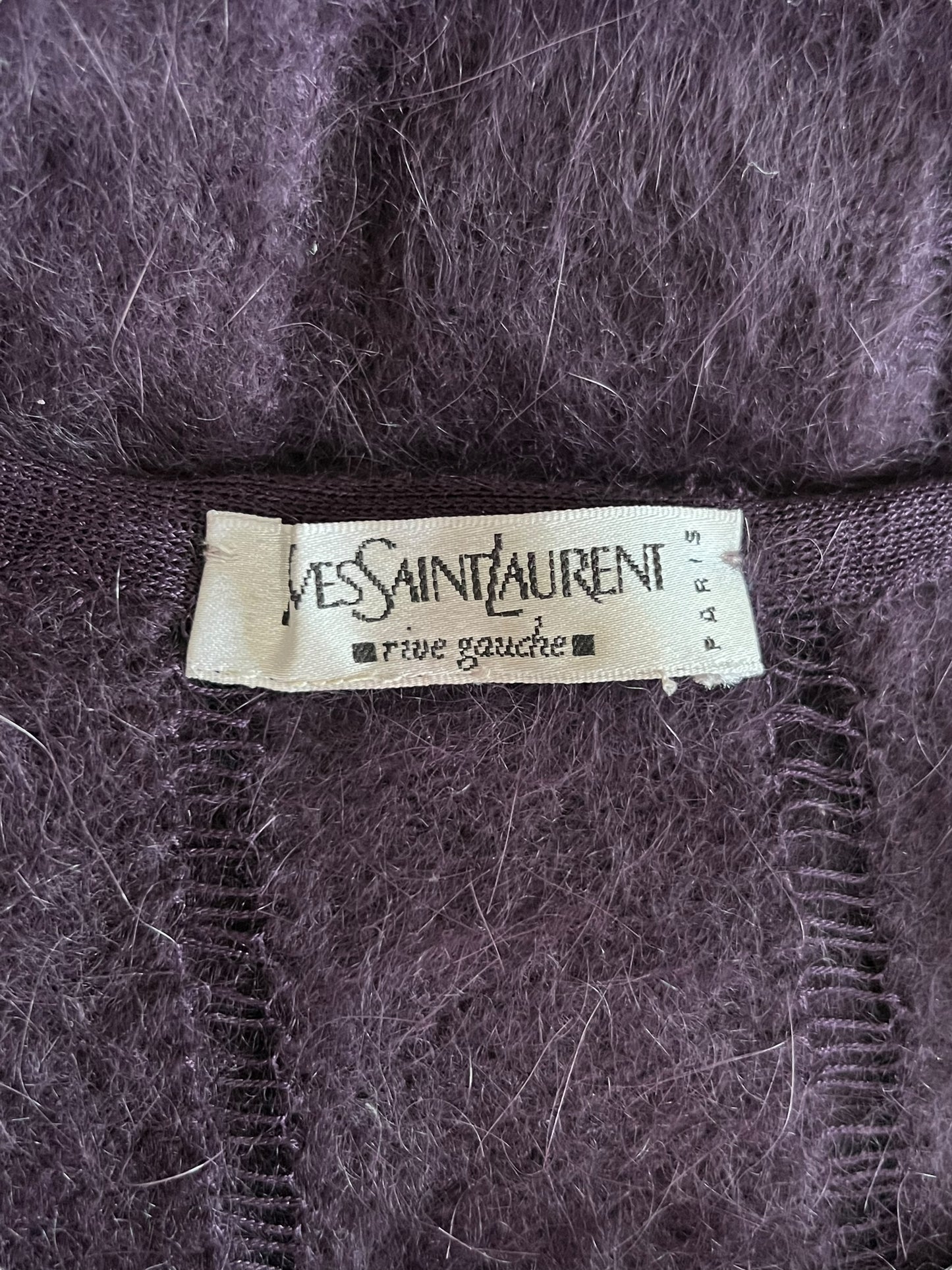 YVES SAINT LAURENT by Tom Ford F/W 2001 Mohair Tank Top (S-M)