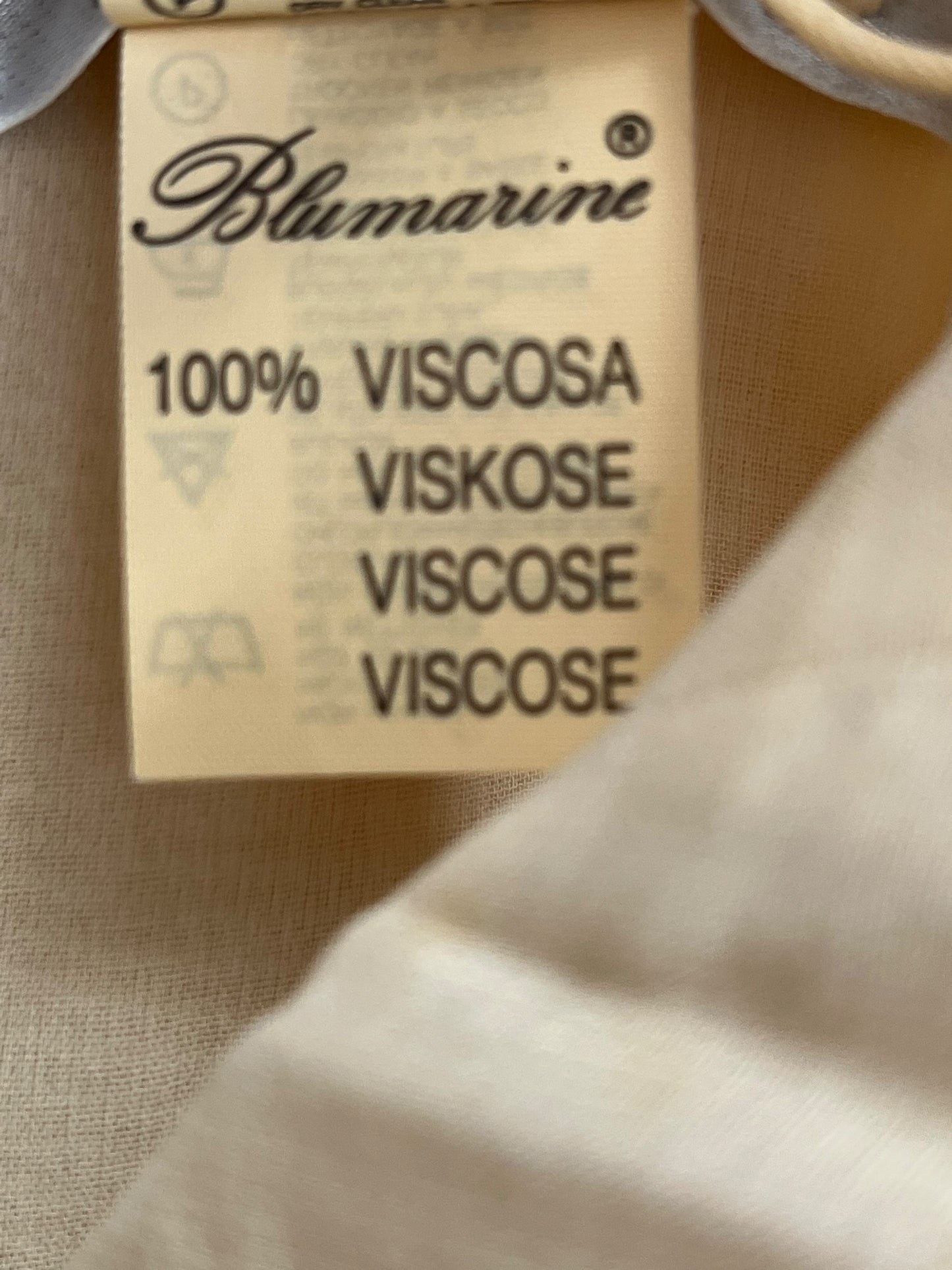 BLUMARINE 2000s Ivory Silk Corset Dress (M-L)