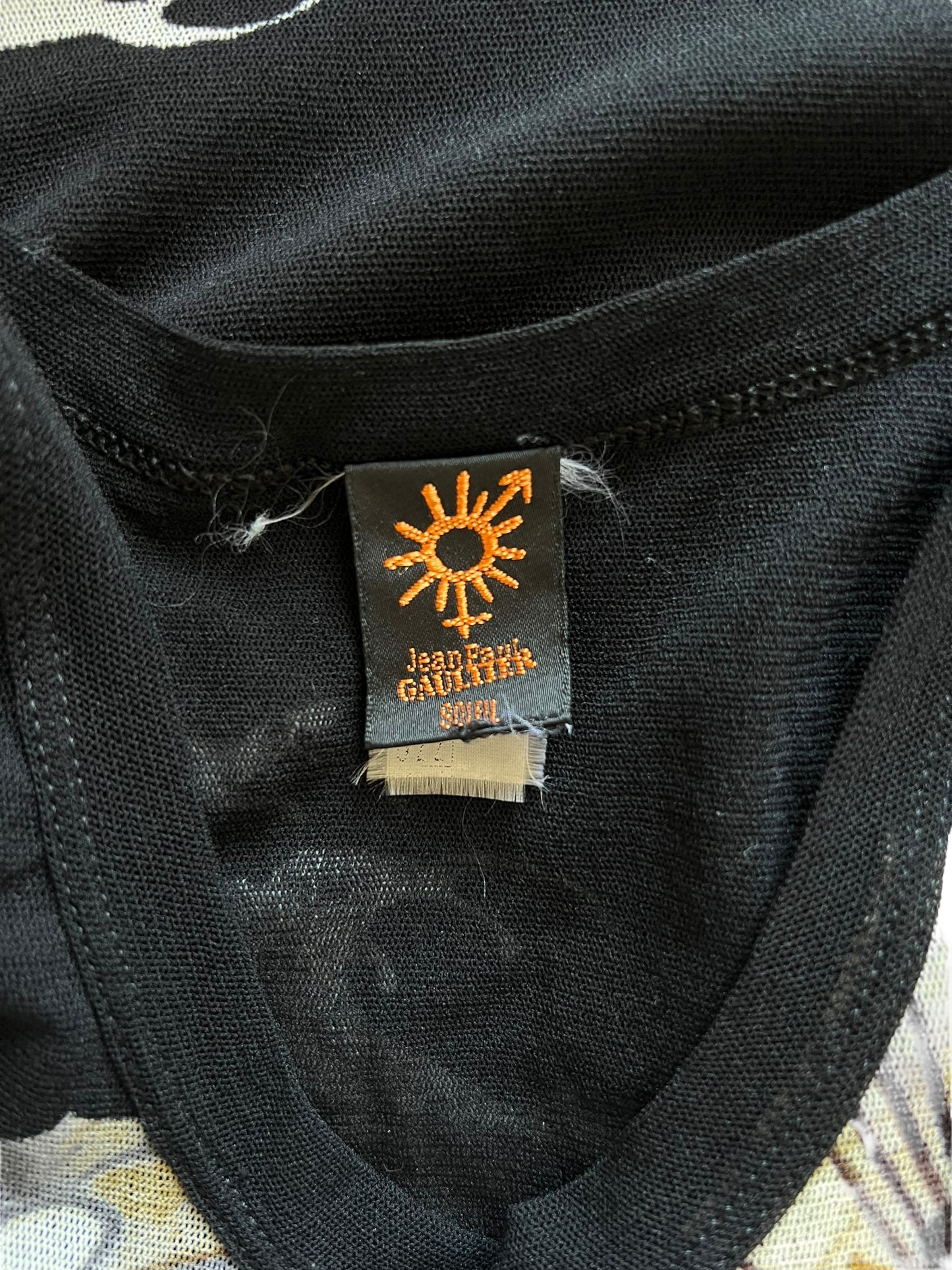 JEAN PAUL GAULTIER 1990's Maxi Dress with Koi Fish Print (S-M)