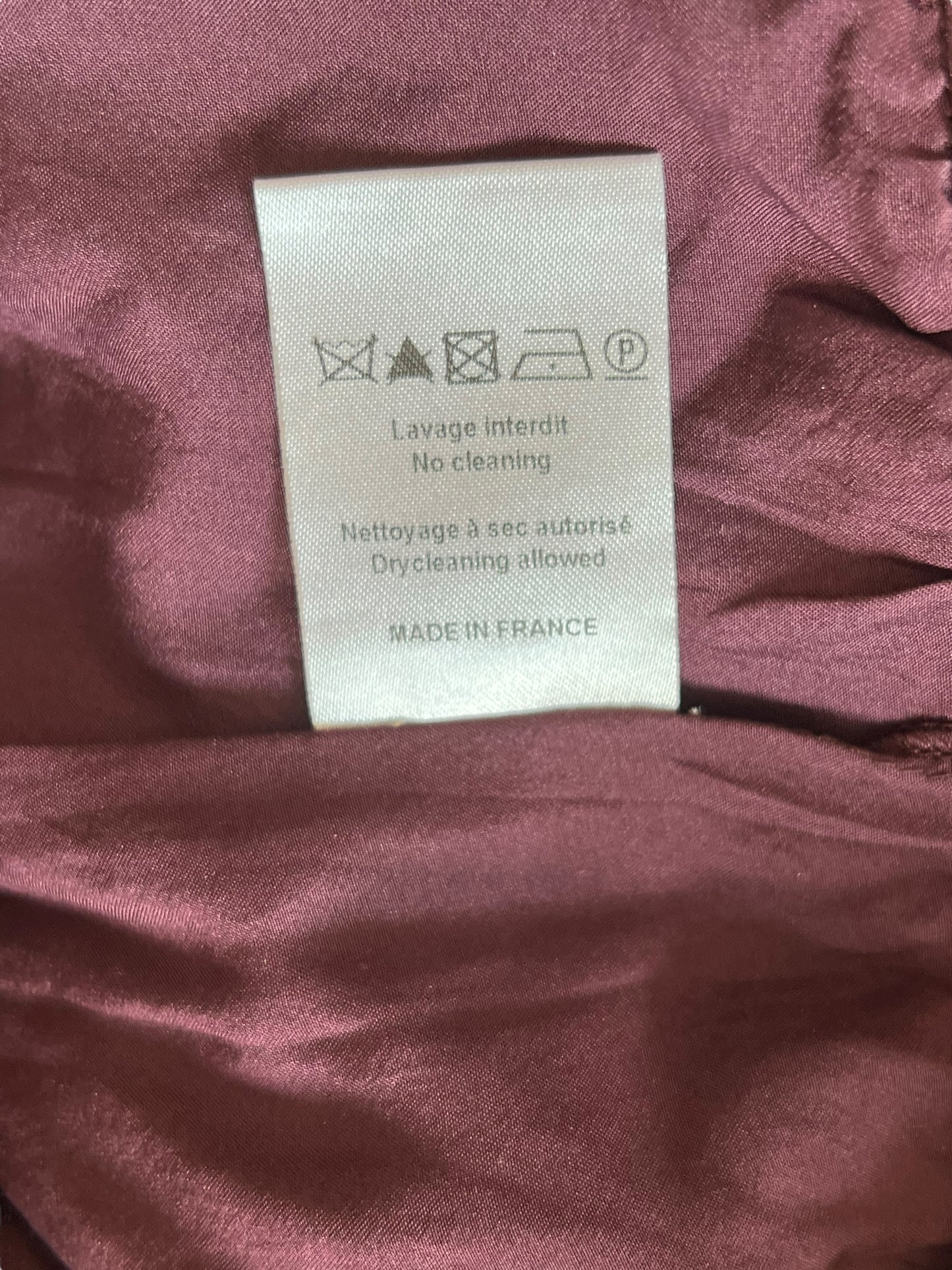 NINA RICCI Pre-Fall 2011 Tiered & Ruffled Silk Organza Dot Dress (S)