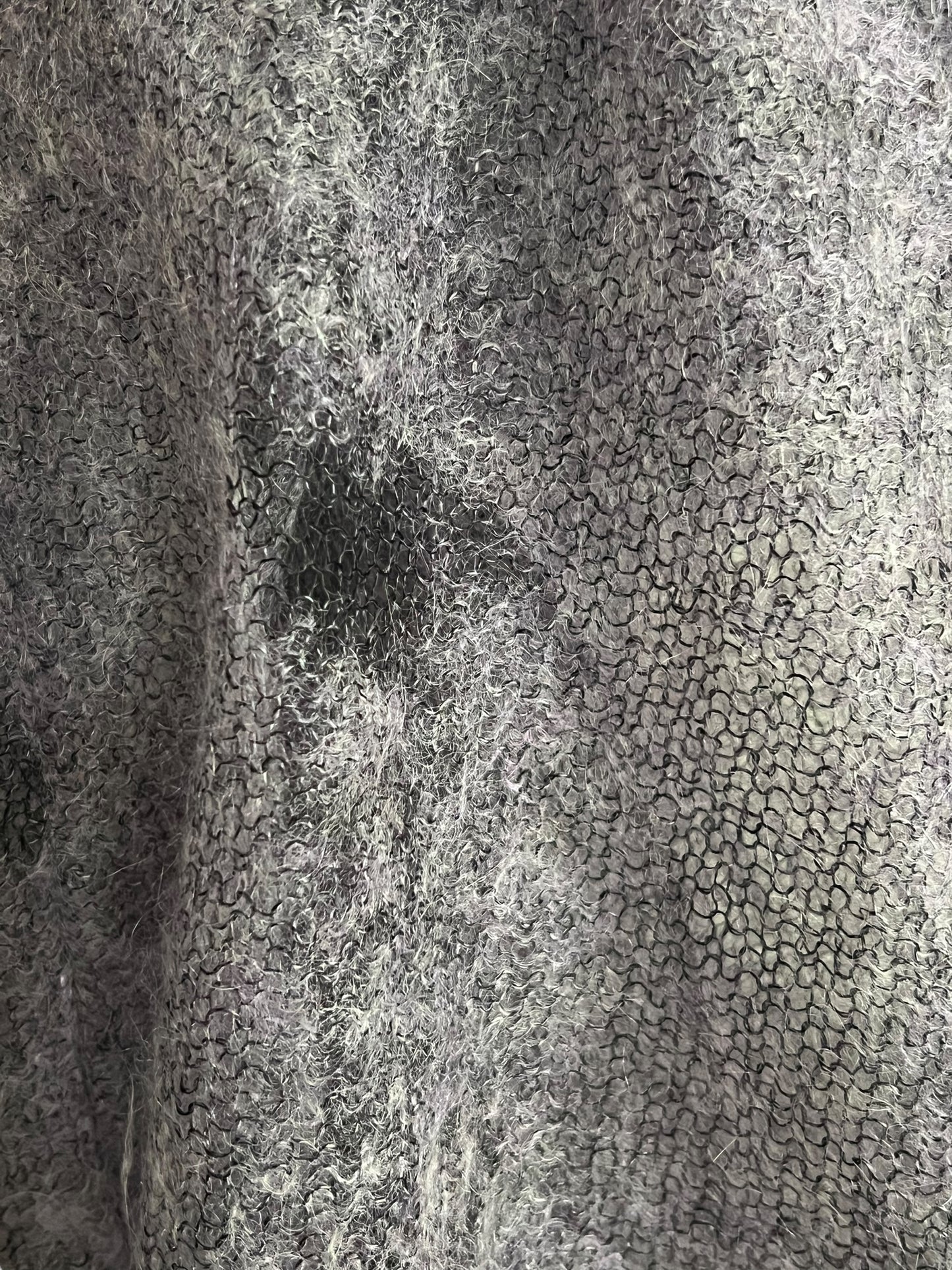 ROBERTO CAVALLI Class 2000s Fringed Mohair Cardigan (S-M)