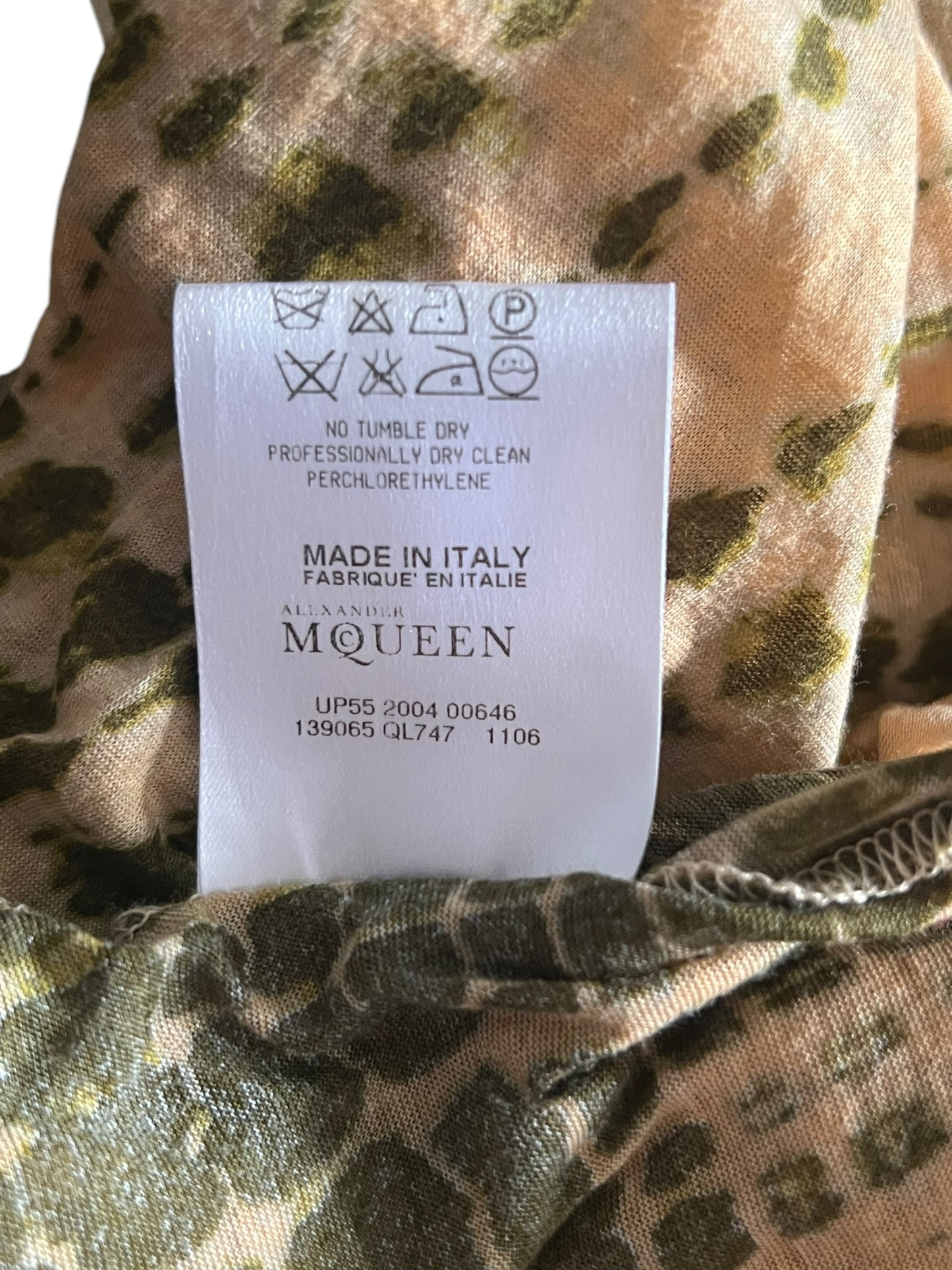 ALEXANDER MCQUEEN S/S 2005 Tie-Dye Hooded Tank Top (M-L)