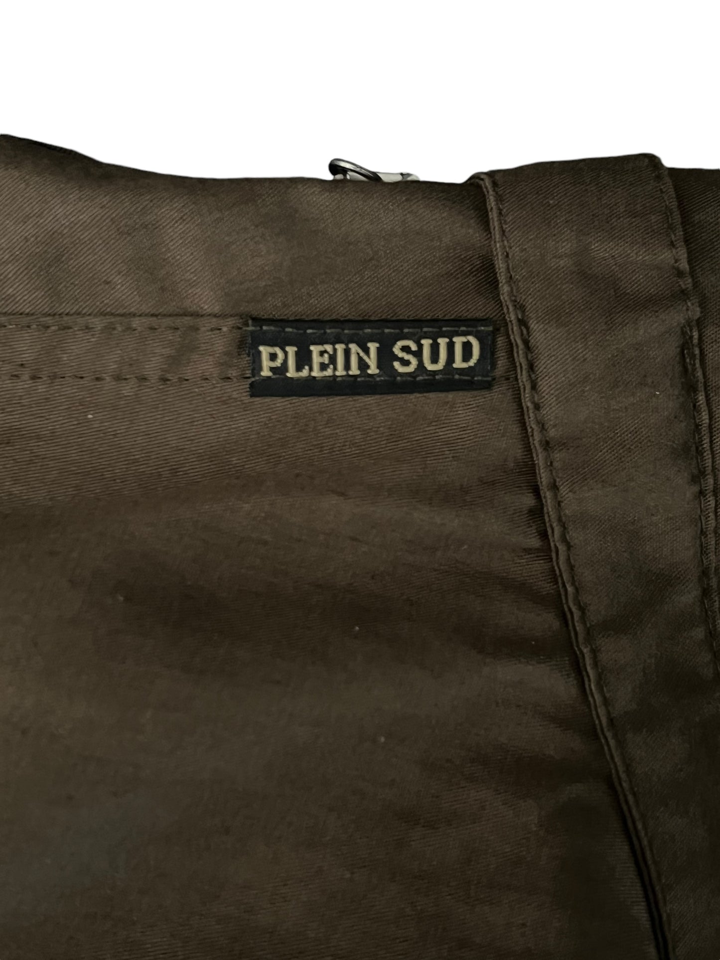 PLEIN SUD S/S 2004 Brown Skater Mini Skirt (S-M)