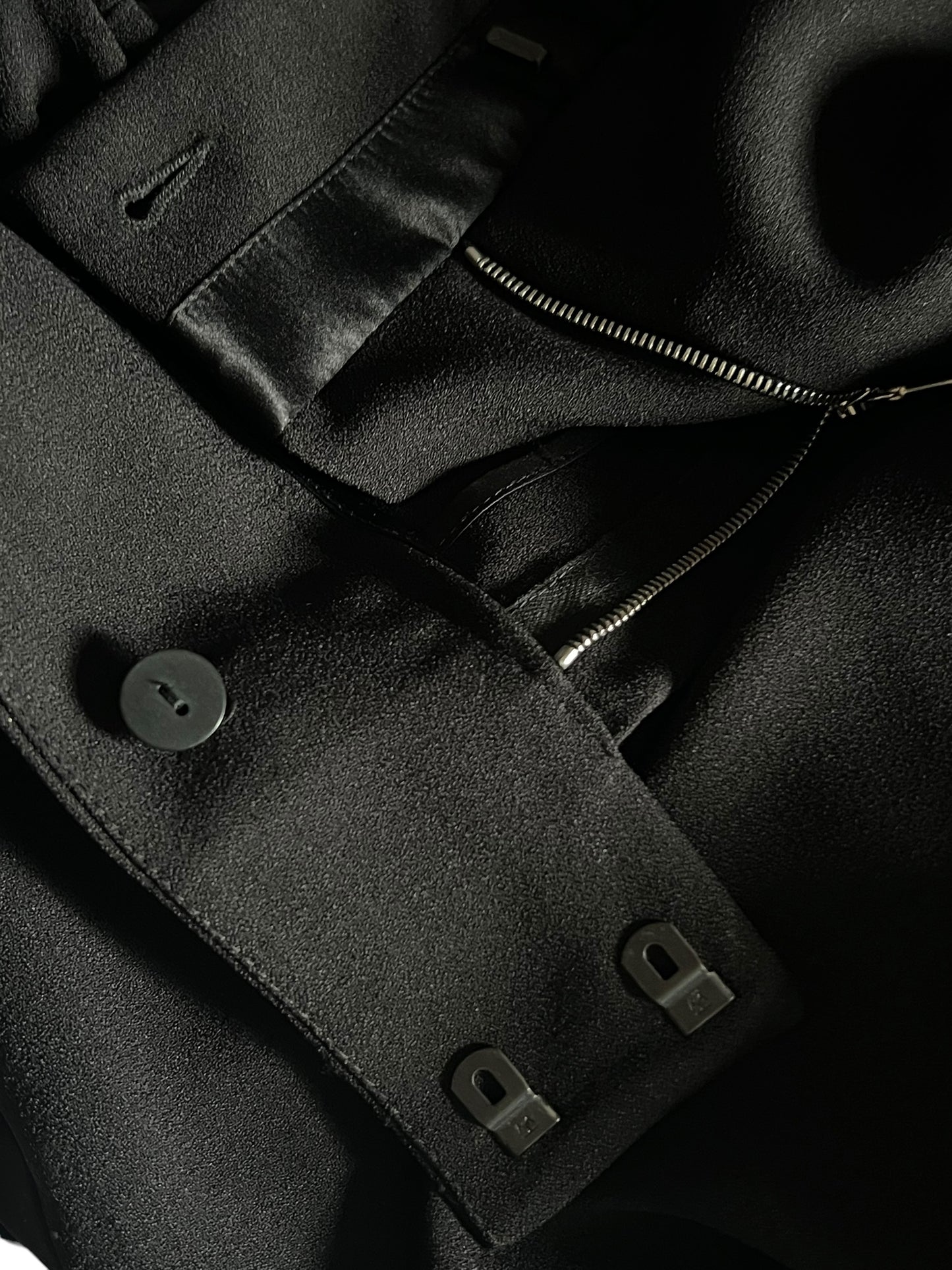 CHRISTIAN DIOR Cruise 2008 Black Tailored Jacket and Pants Set (L)