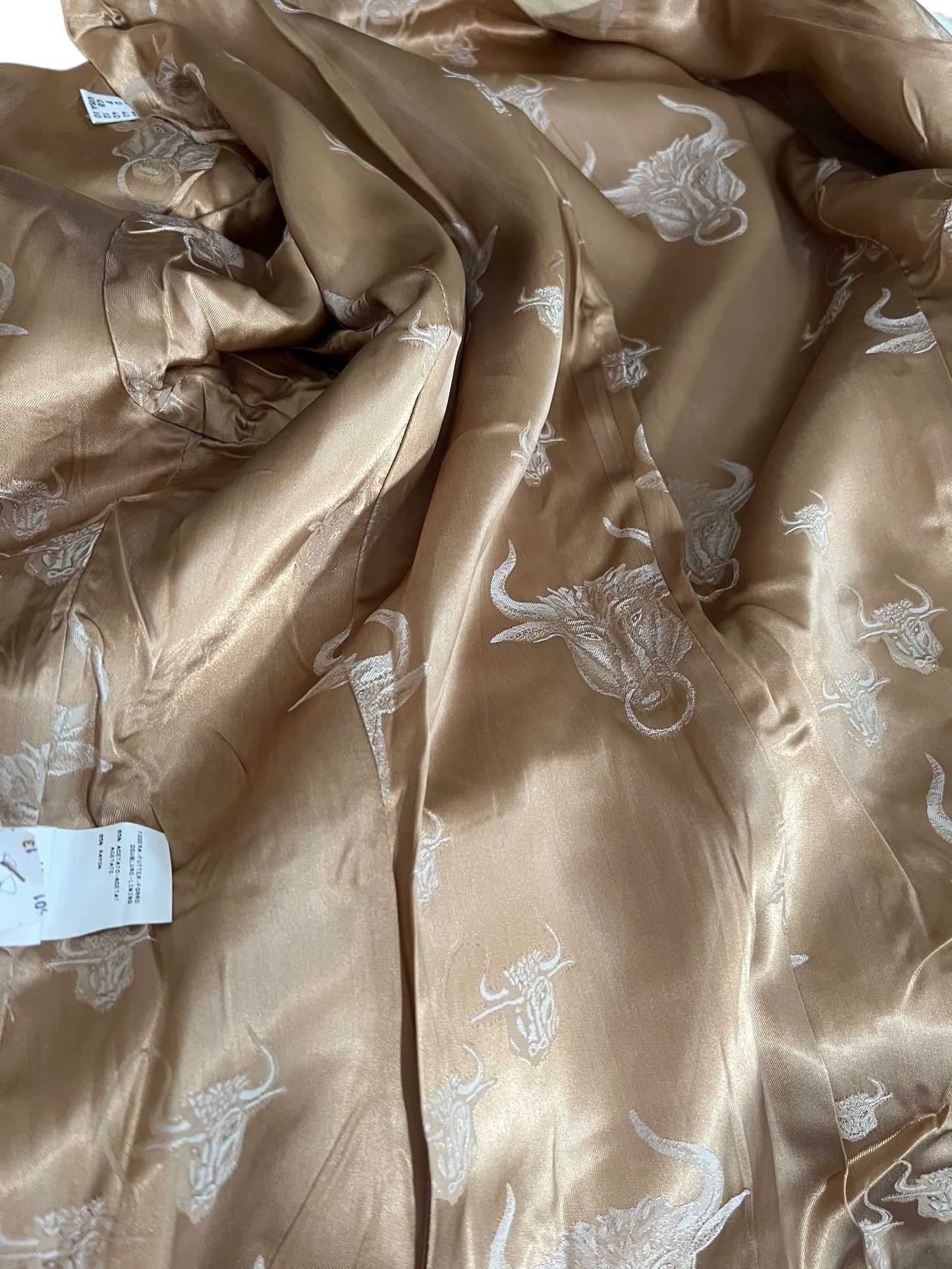 JEAN PAUL GAULTIER Cream Military Tailored Blazer (L)