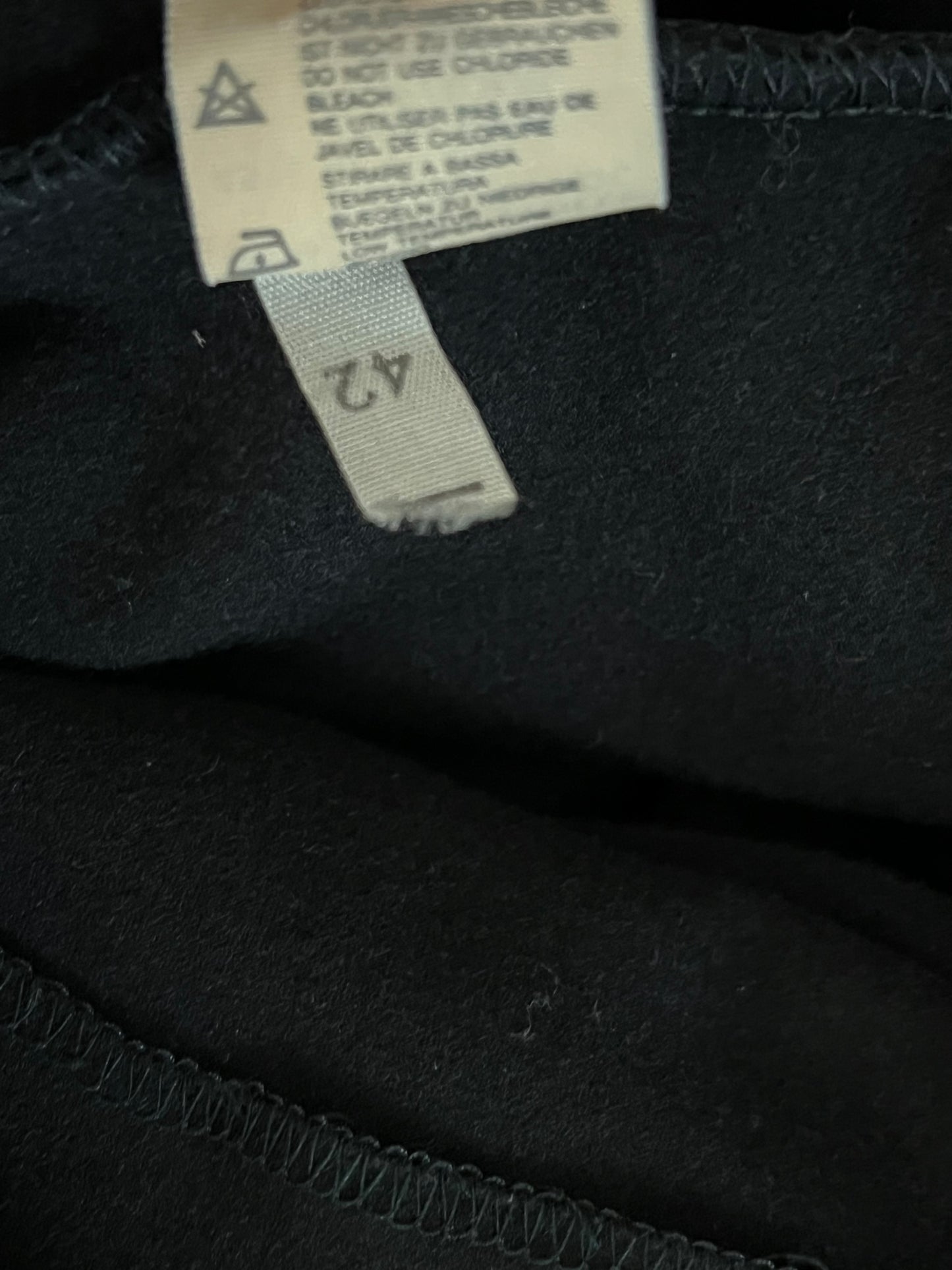 BLUMARINE by Anna Molinari 1990s Black Knit Dress with Faux Fur Trim (S-M)