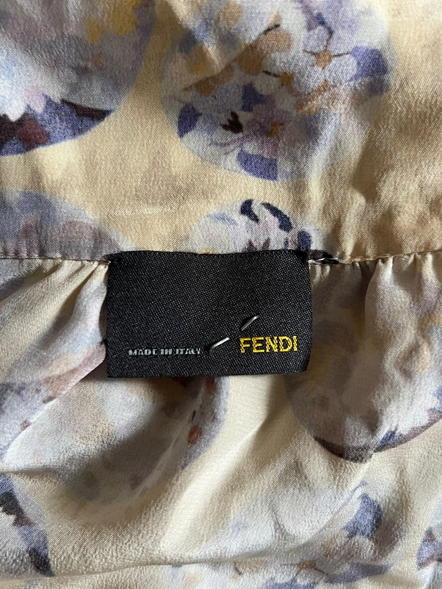 FENDI Vintage Halterneck Lace Maxi Dress (L)
