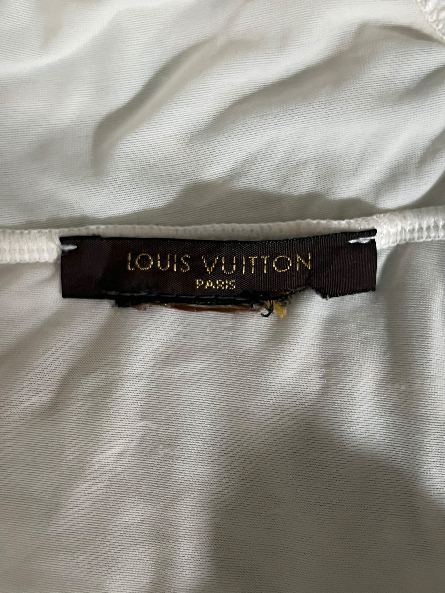 LOUIS VUITTON Pastel Printed Ruffle Trim Camisole (S)
