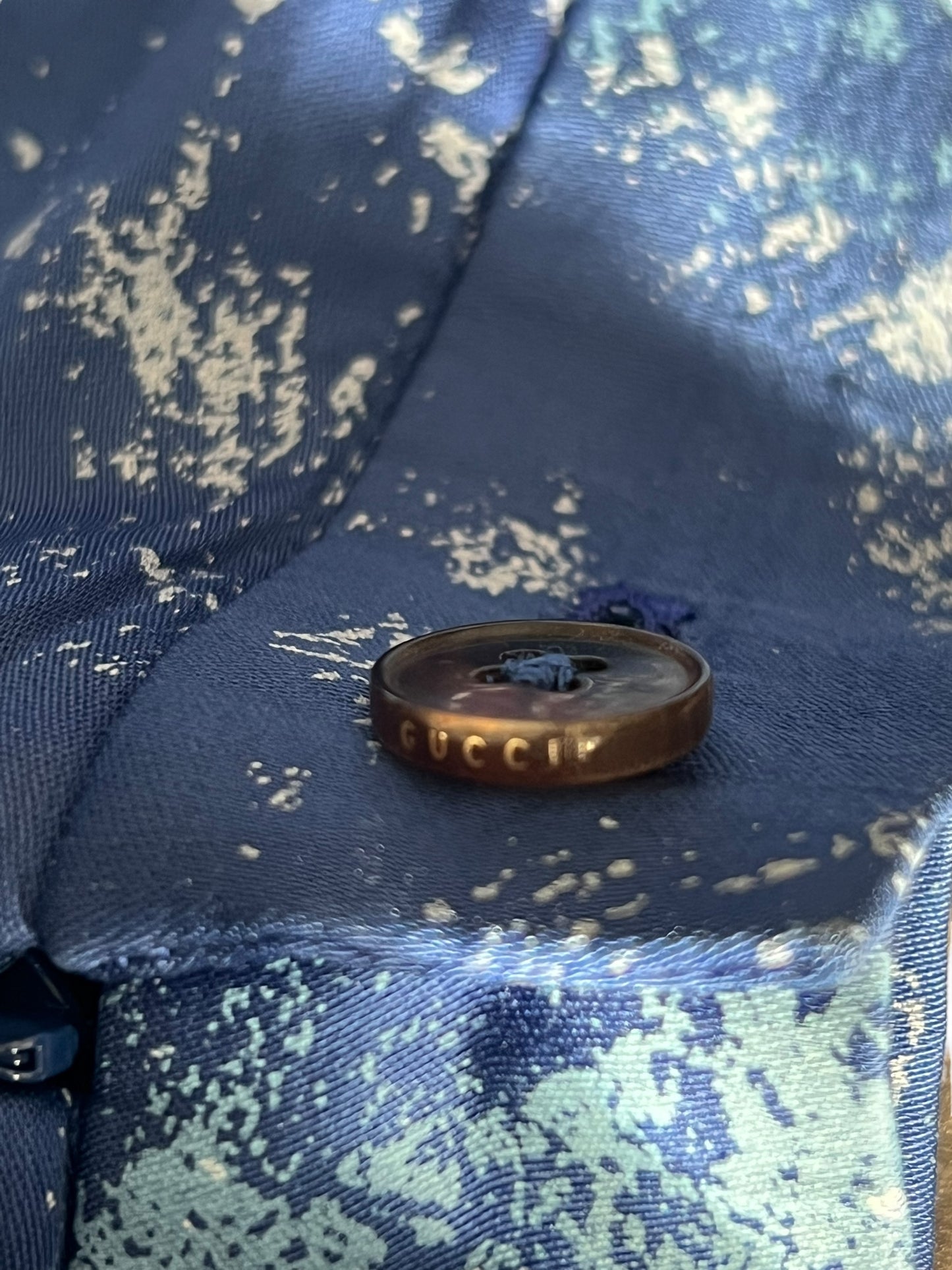 VIVIENNE WESTWOOD S/S 1999 "La Belle Hélène" Blue Printed Skirt (M)