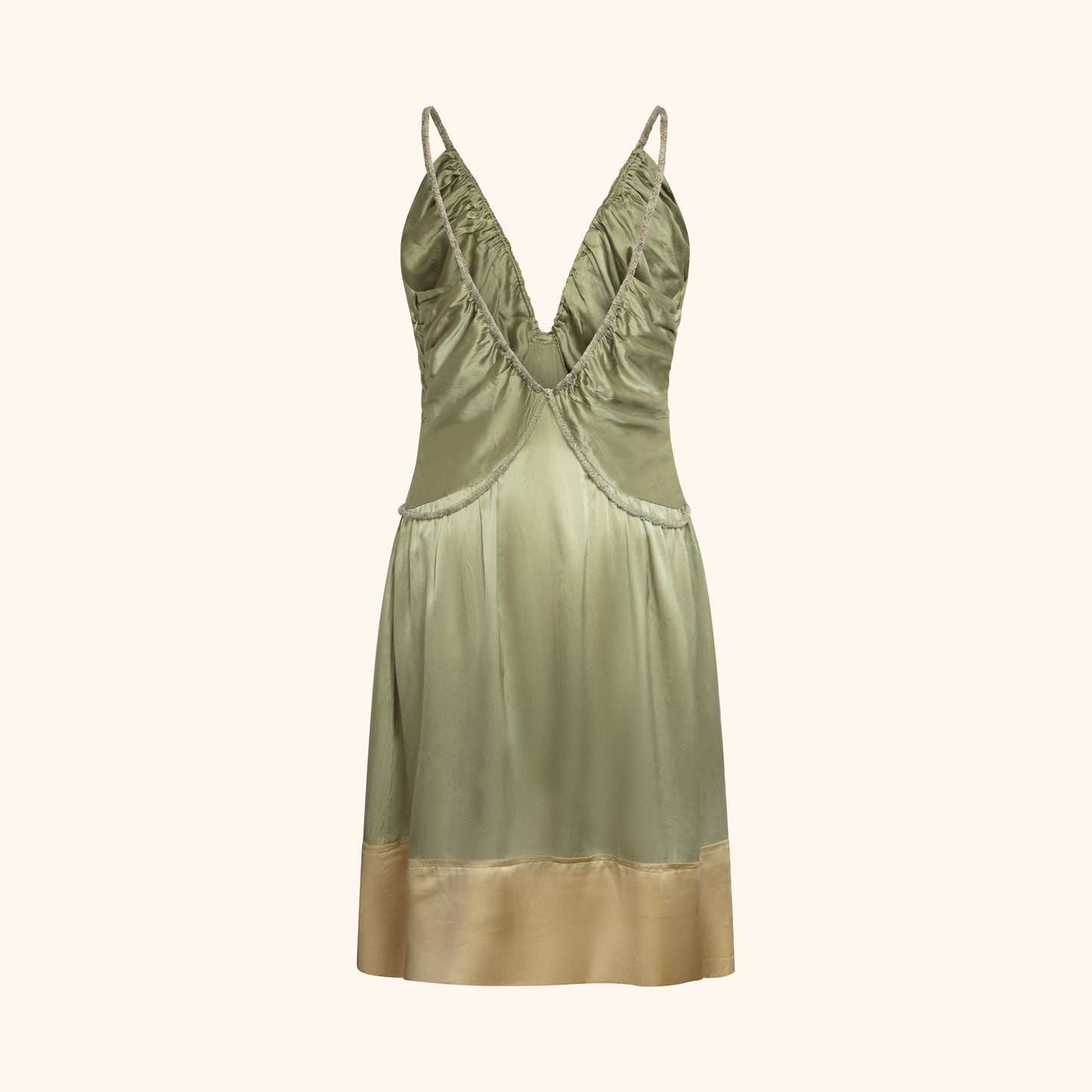 Chloé by Phoebe Philo S/S 2005 Beaded Strap Silk Dress