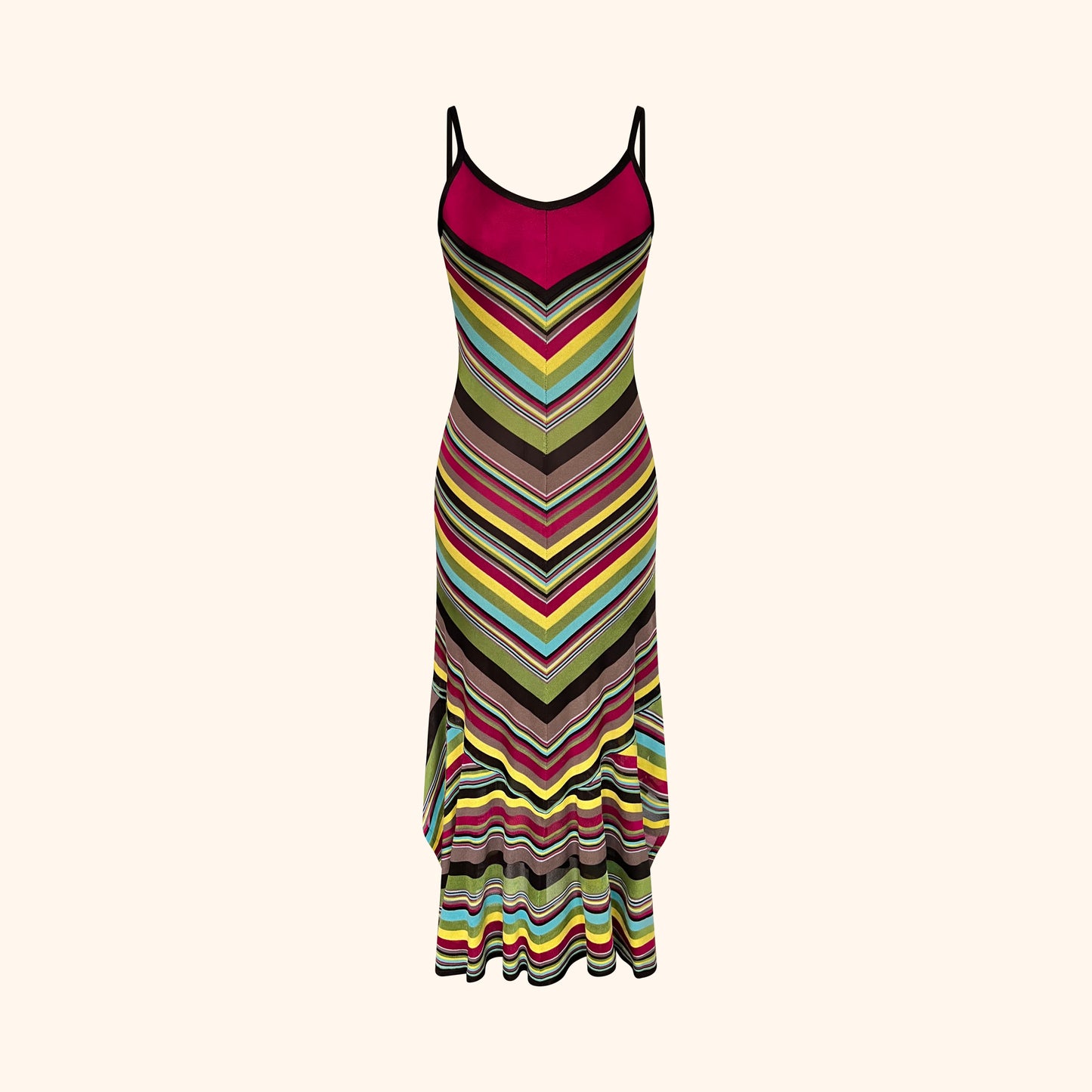 Missoni Multicolor Chevron Knit Dress