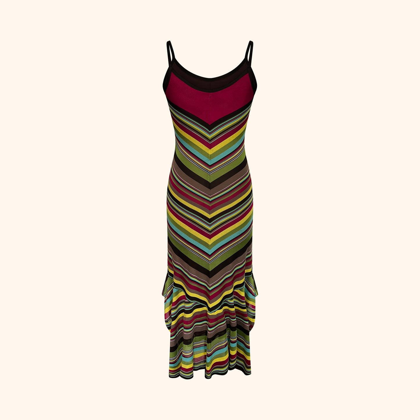 Missoni Multicolor Chevron Knit Dress
