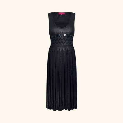 Christian Lacroix 1990s Knit Sequined Dress