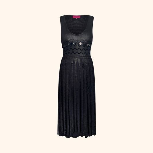 Christian Lacroix 1990s Knit Sequined Dress
