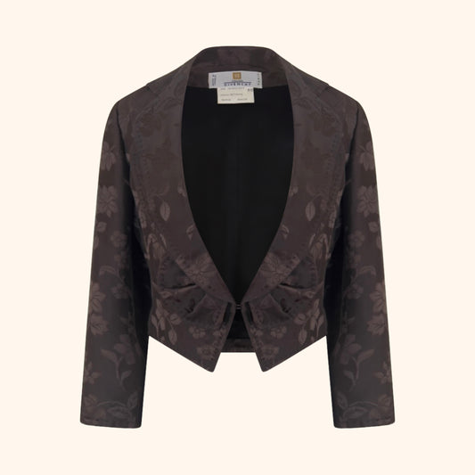 Givenchy by Alexander McQueen F/W 1997 Floral Jacquard Jacket