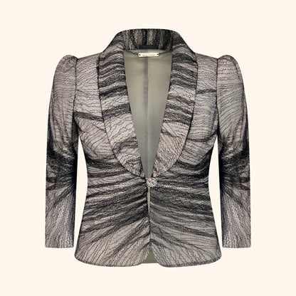 Alexander McQueen S/S 2007 "Sarabande" Black Lace Jacket