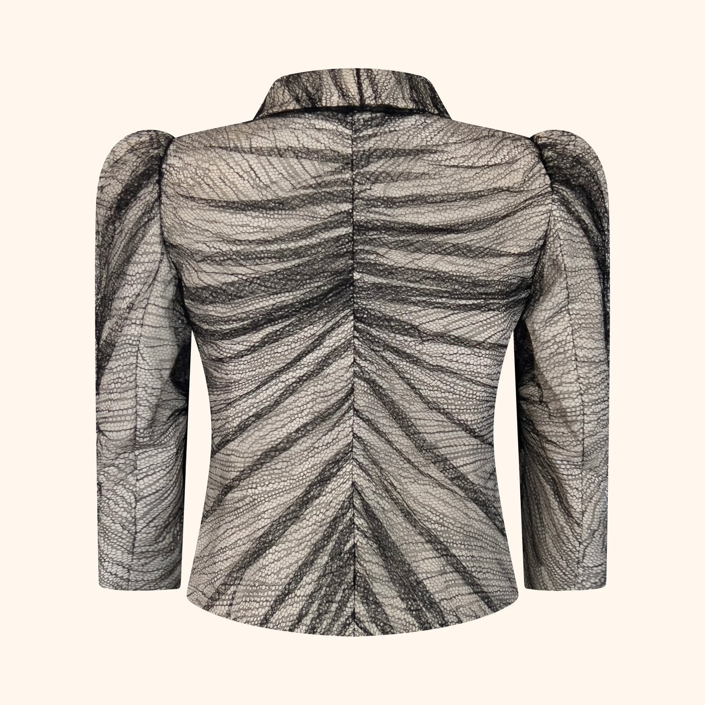 Alexander McQueen S/S 2007 "Sarabande" Black Lace Jacket