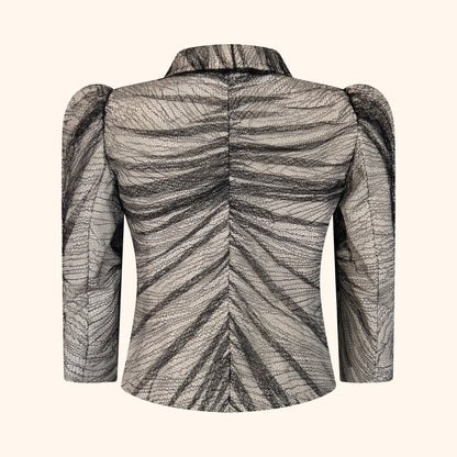 Alexander McQueen S/S 2007 "Sarabande" Black Lace Jacket