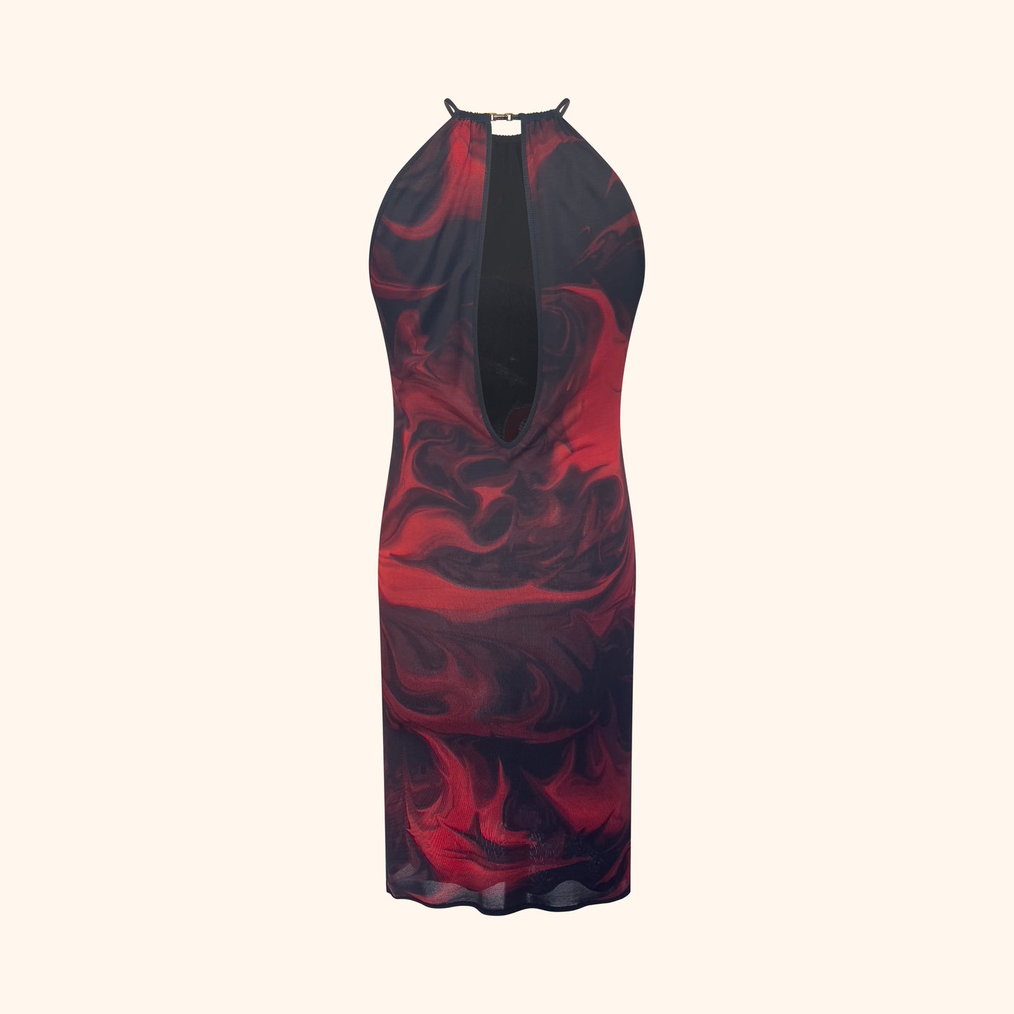 Gucci by Tom Ford S/S 2001 Lava Print Dress