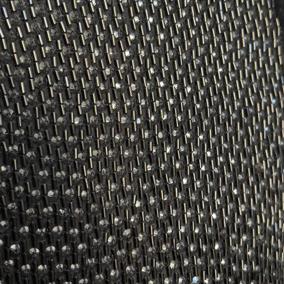 Valentino 2000s Black Beaded Cocktail Dress