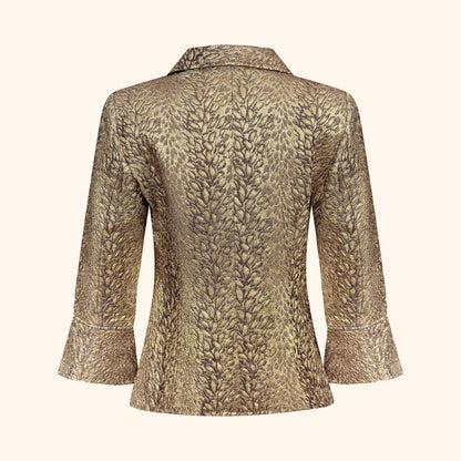 Christian Lacroix 1990s Gold Baroque Brocade Jacket