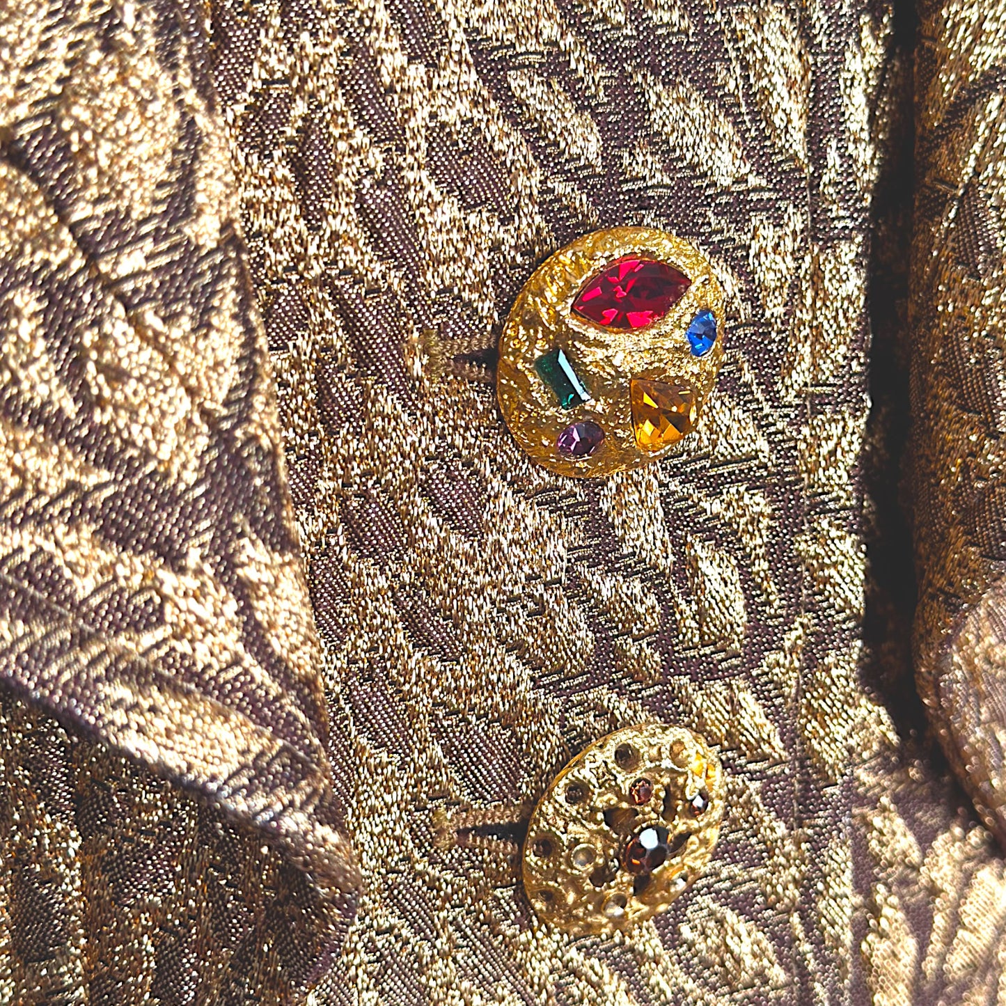 Christian Lacroix 1990s Gold Baroque Brocade Jacket