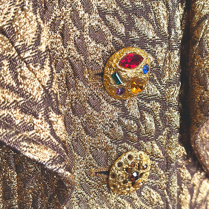 Christian Lacroix 1990s Gold Baroque Brocade Jacket