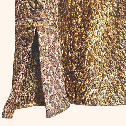 Christian Lacroix 1990s Gold Baroque Brocade Jacket