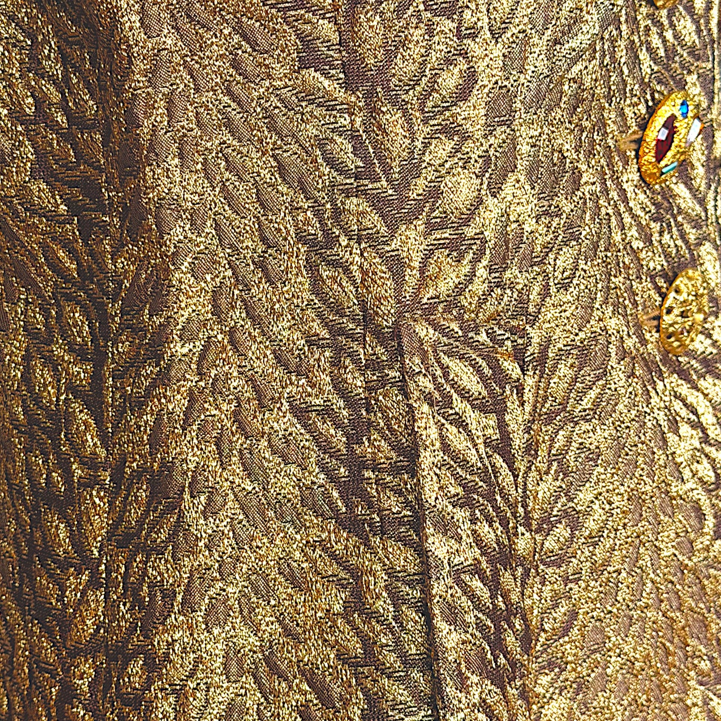 Christian Lacroix 1990s Gold Baroque Brocade Jacket